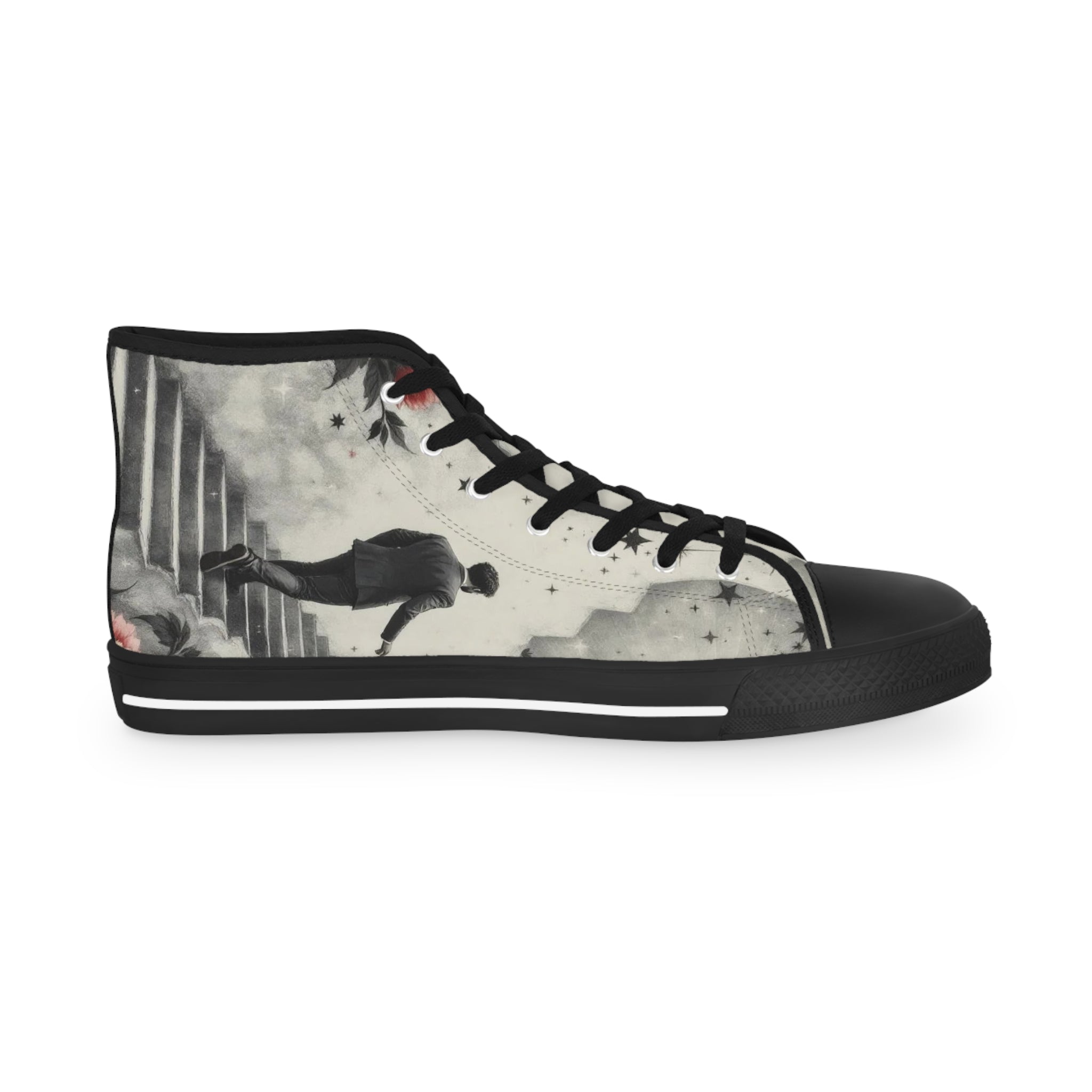 Viringee Mystic Stairways Classic High Top Sneakers for Men