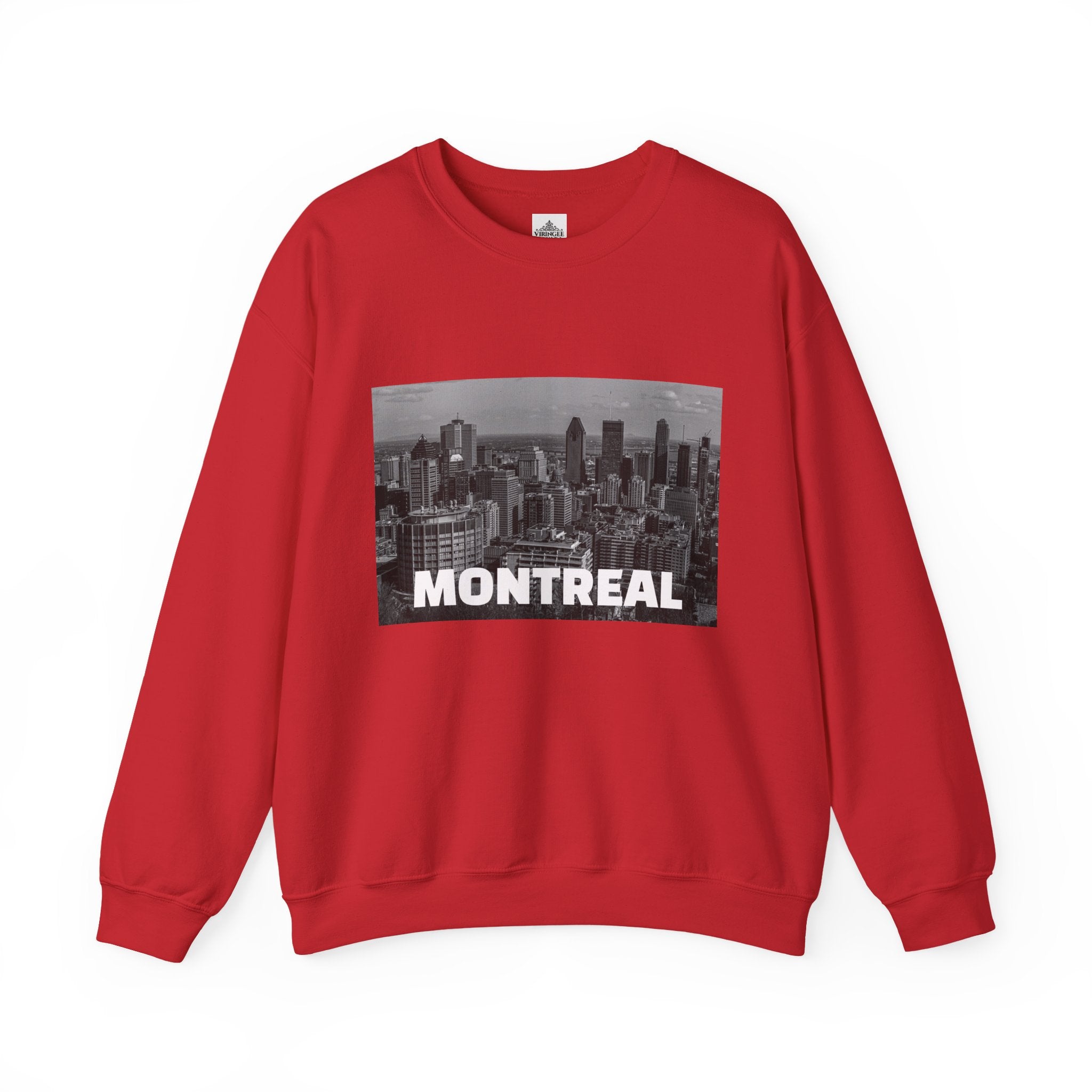 Viringee Montreal Skyline Unisex Crewneck Sweatshirt / Sweatshirt Unisexe Col Rond Viringee Montréal Skyline
