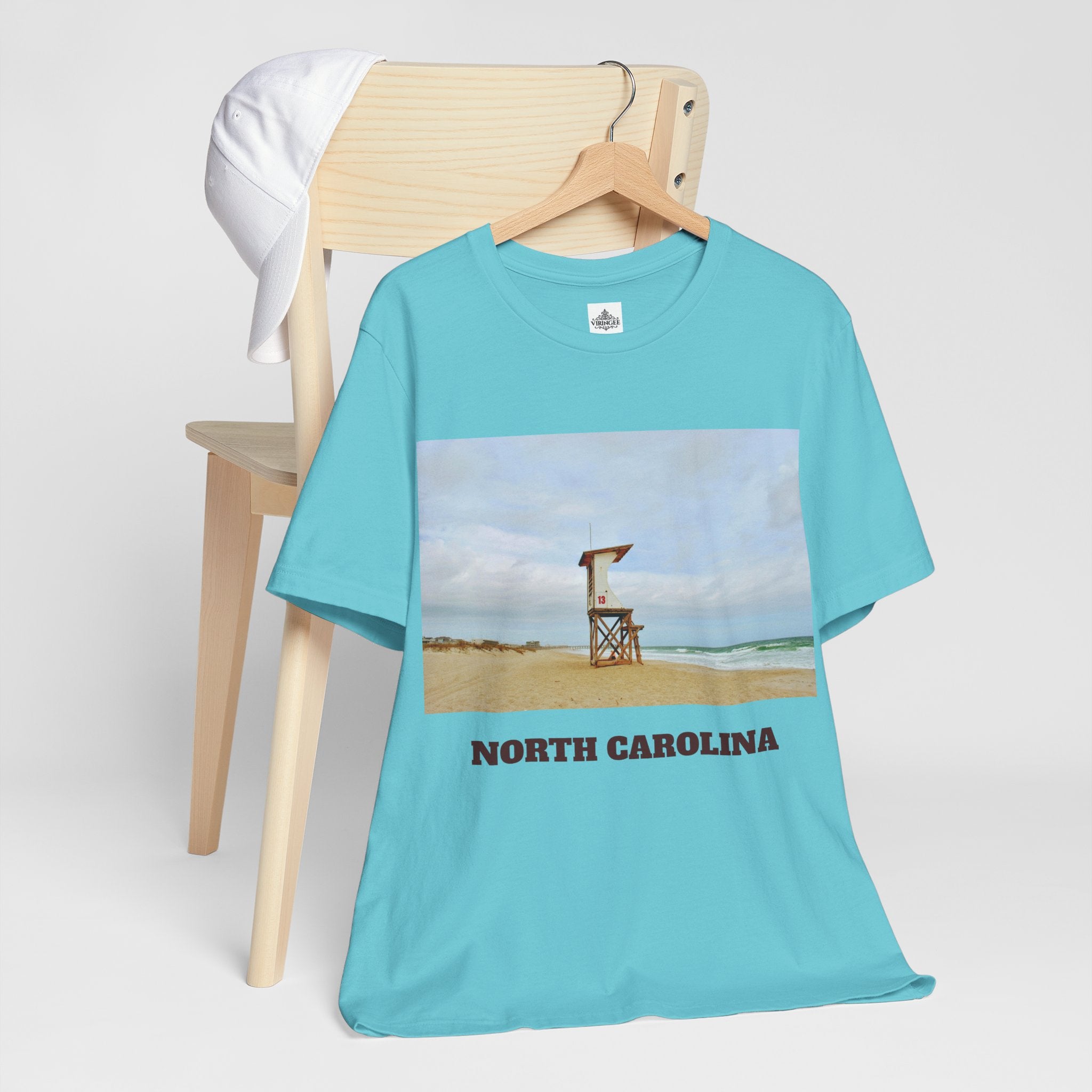 Viringee North Carolina Beach Life Unisex T-Shirt