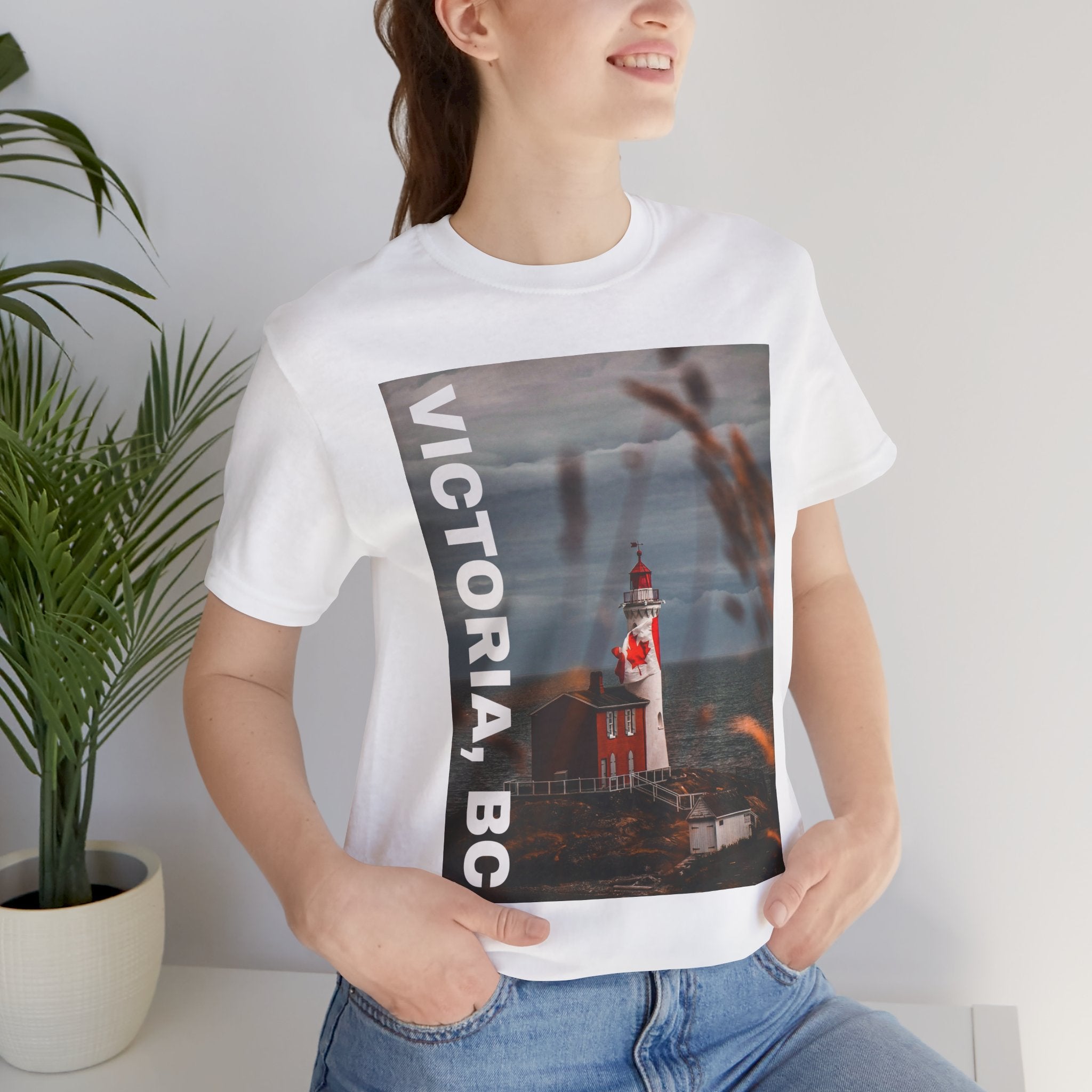 Unisex Victoria lighthouse T-shirt by Viringee