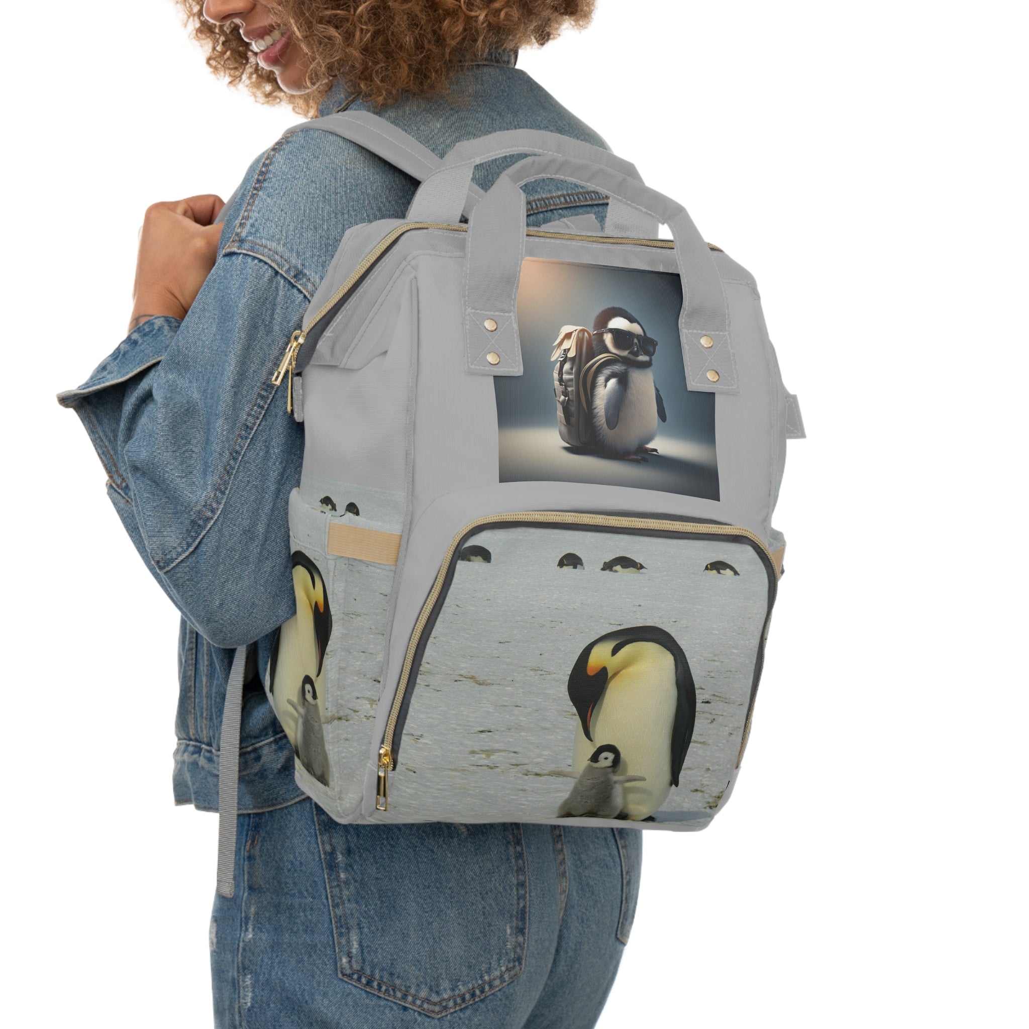 Viringee Penguin-Themed New Parent Backpack