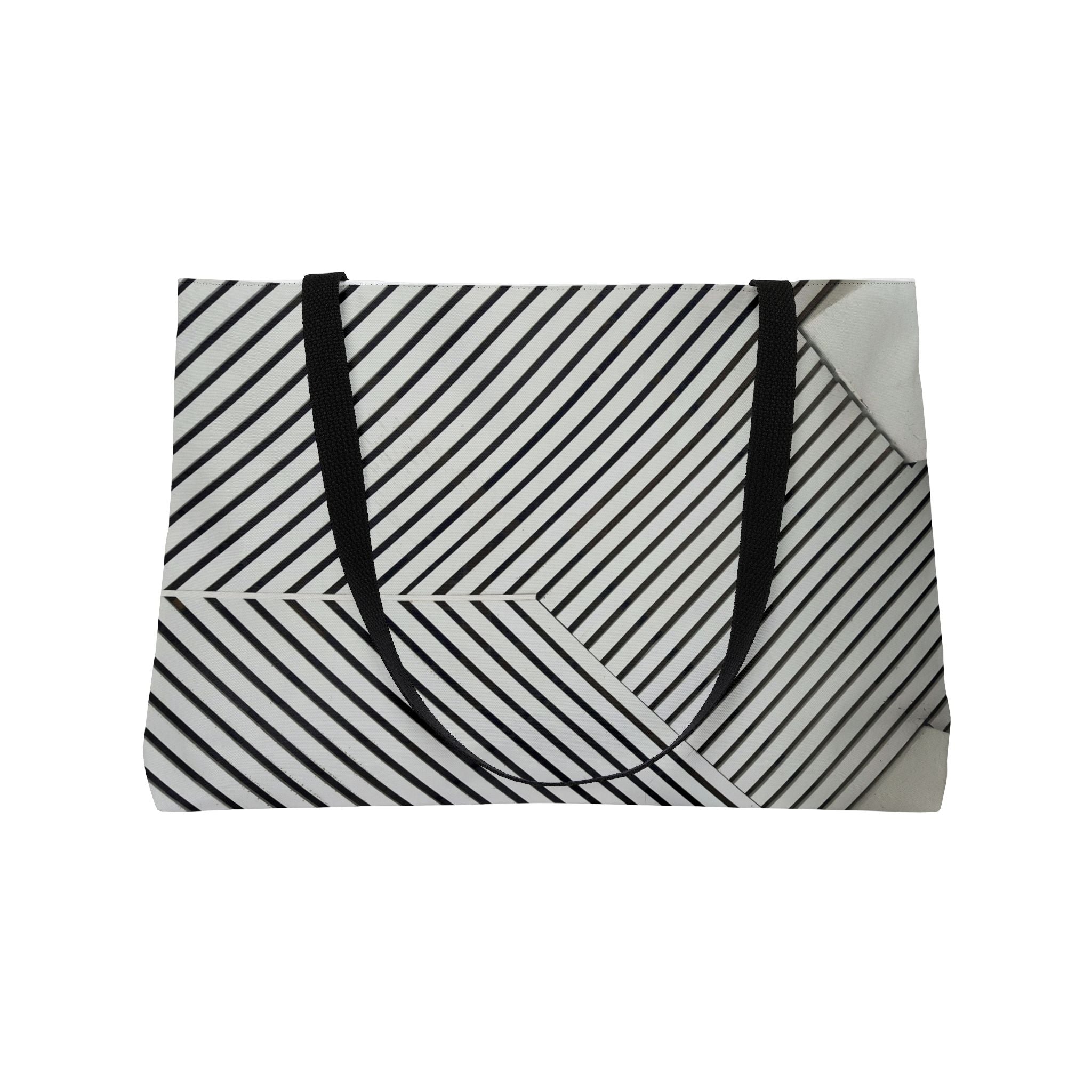 Viringee Striped Weekender Tote Bag