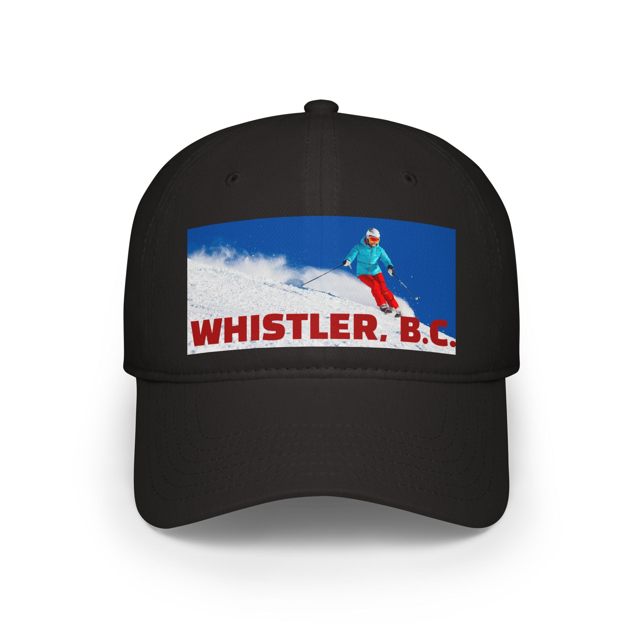Unisex Whistler ski cap, adjustable baseball style