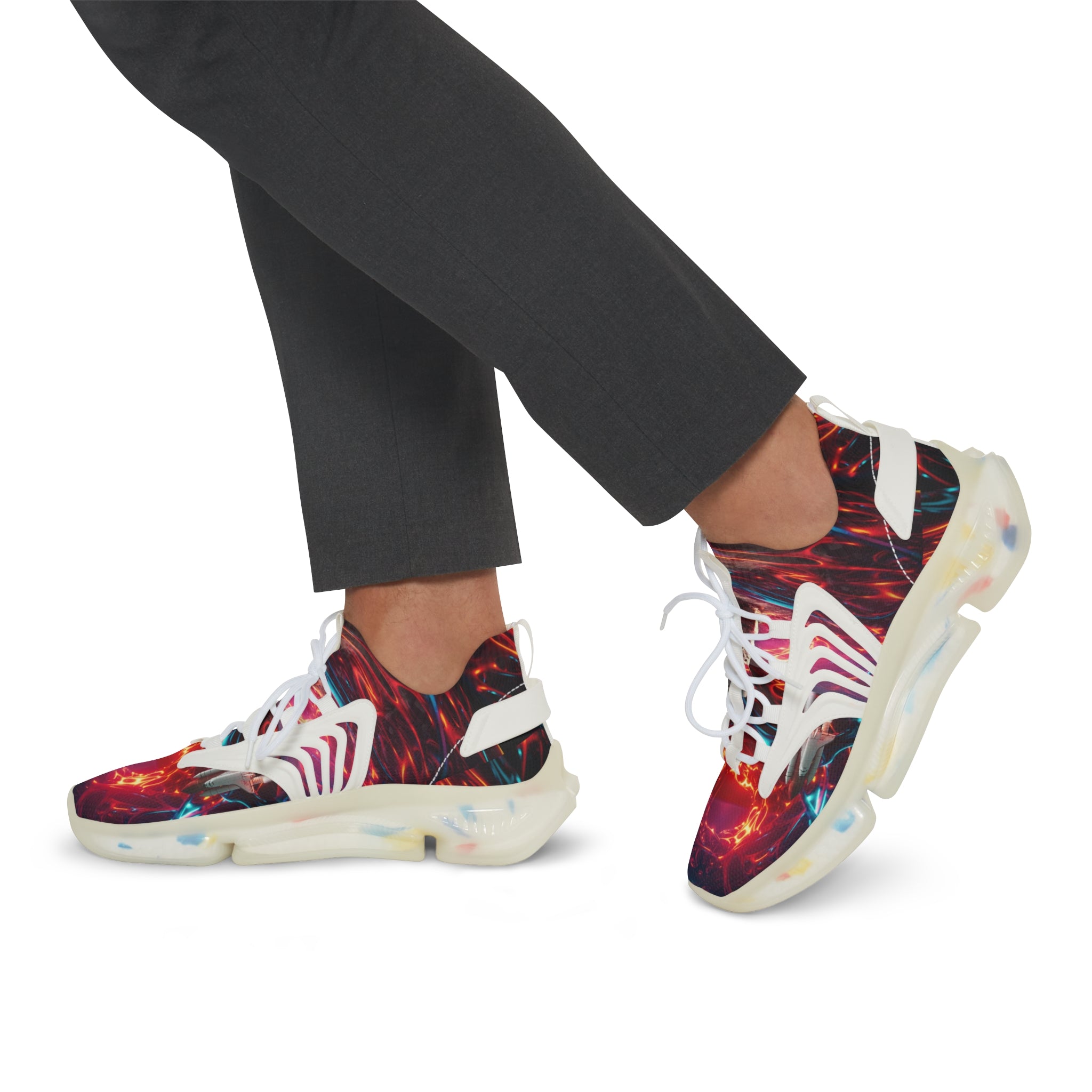 Viringee Liquid Nights Men's Mesh Sneakers