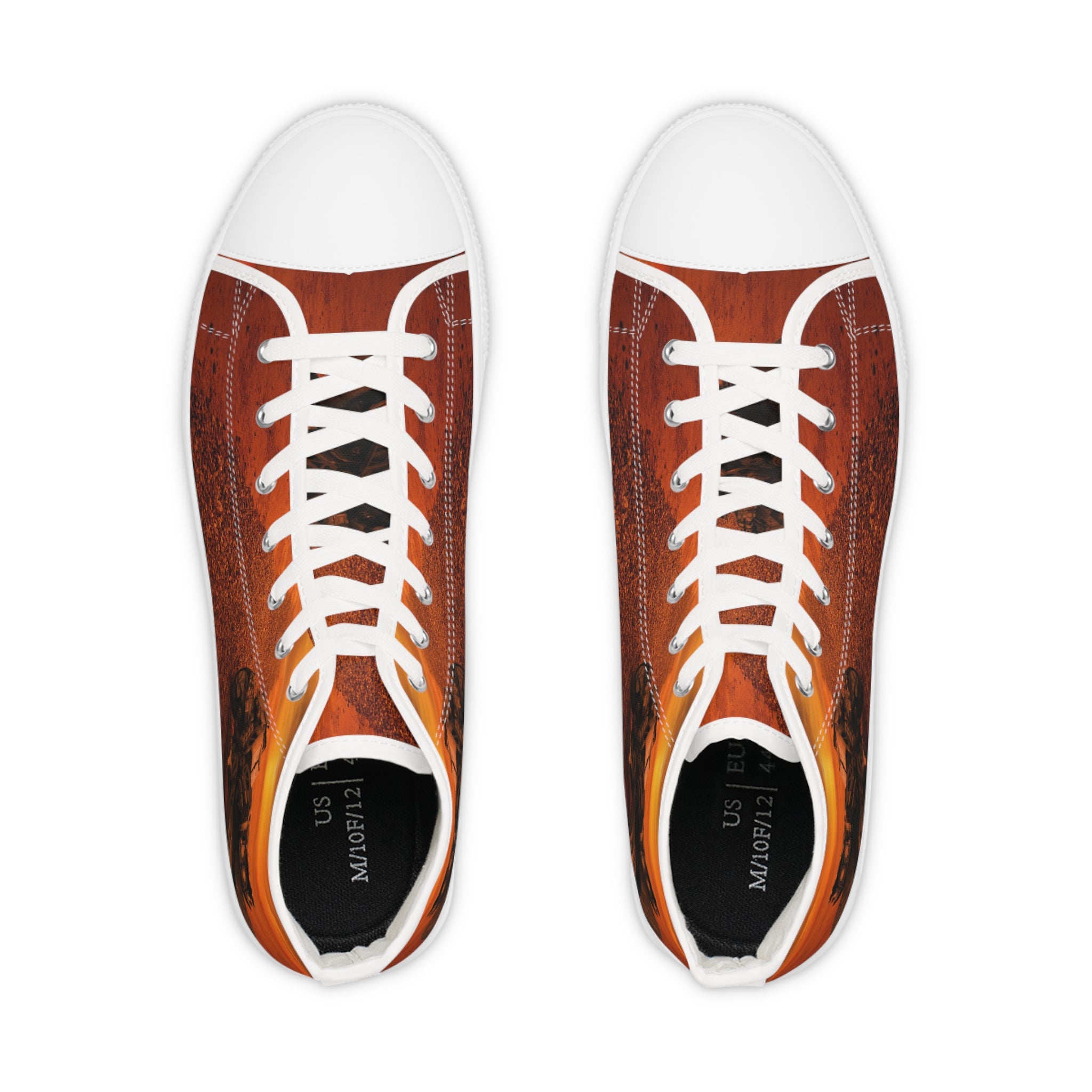 Viringee Sunset Scene Men's High Top Sneakers