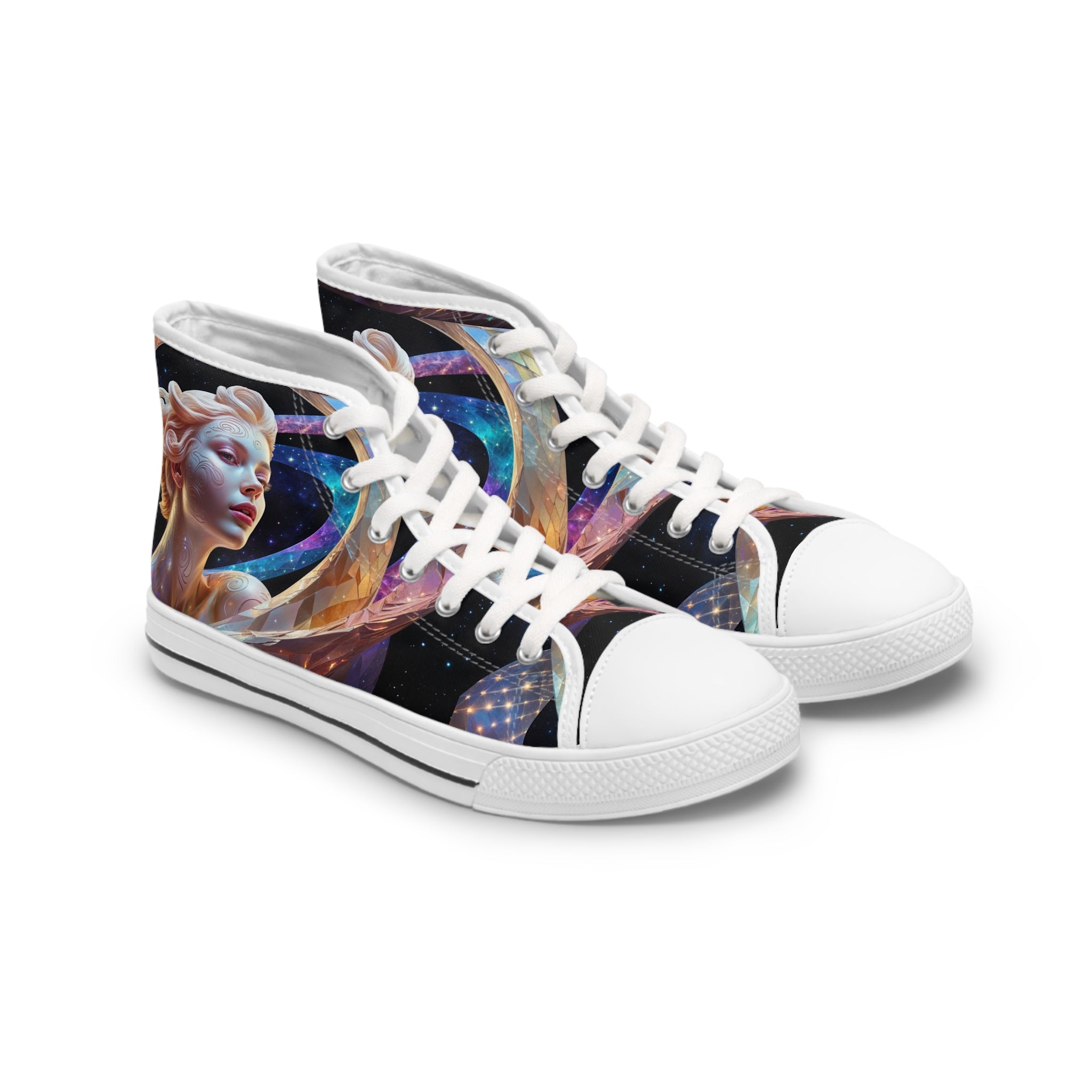 Viringee Galactic Dream Women's High Top Sneakers