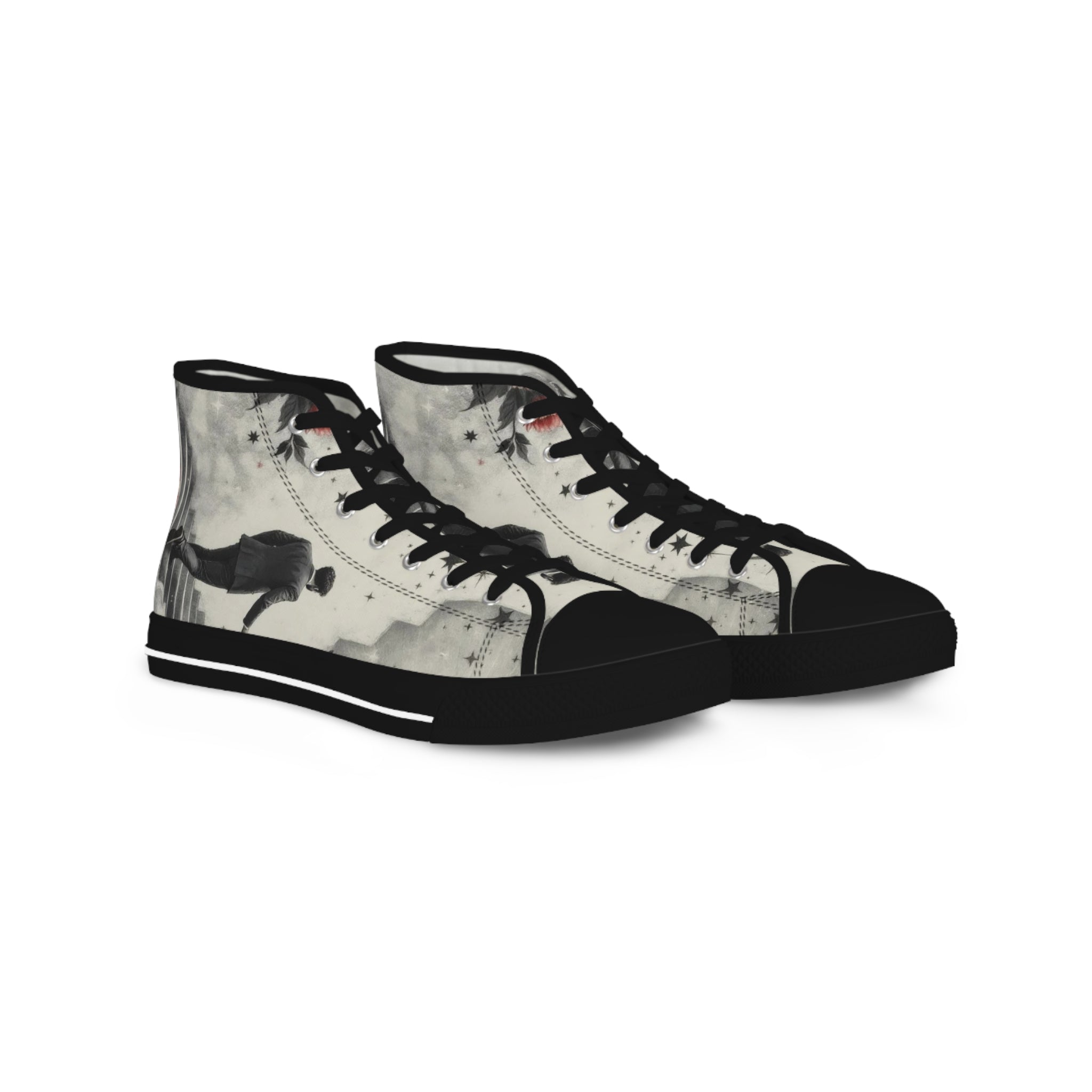 Viringee Mystic Stairways Classic High Top Sneakers for Men