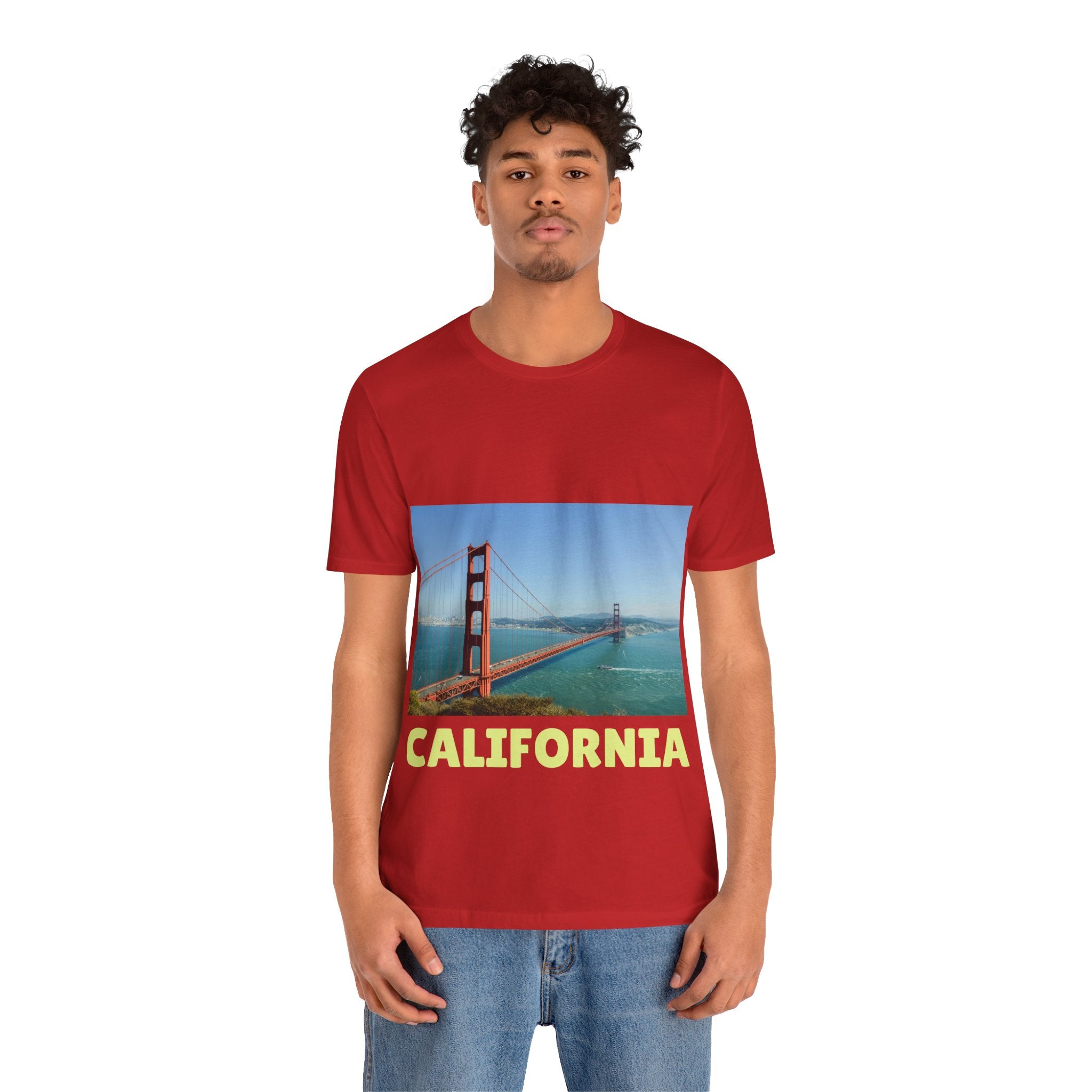 Viringee California Golden Gate Bridge Graphic T-shirt