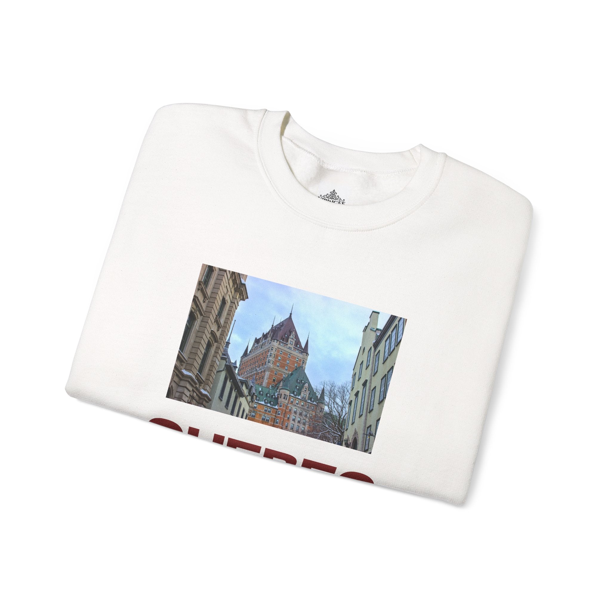 Viringee Quebec Vintage Crewneck Unisex Sweatshirt