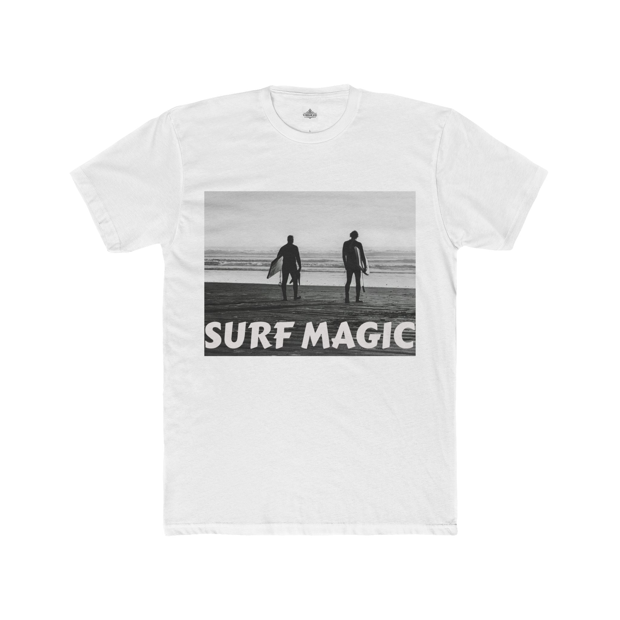 Viringee Surf Magic Unisex Cotton Crew Tee