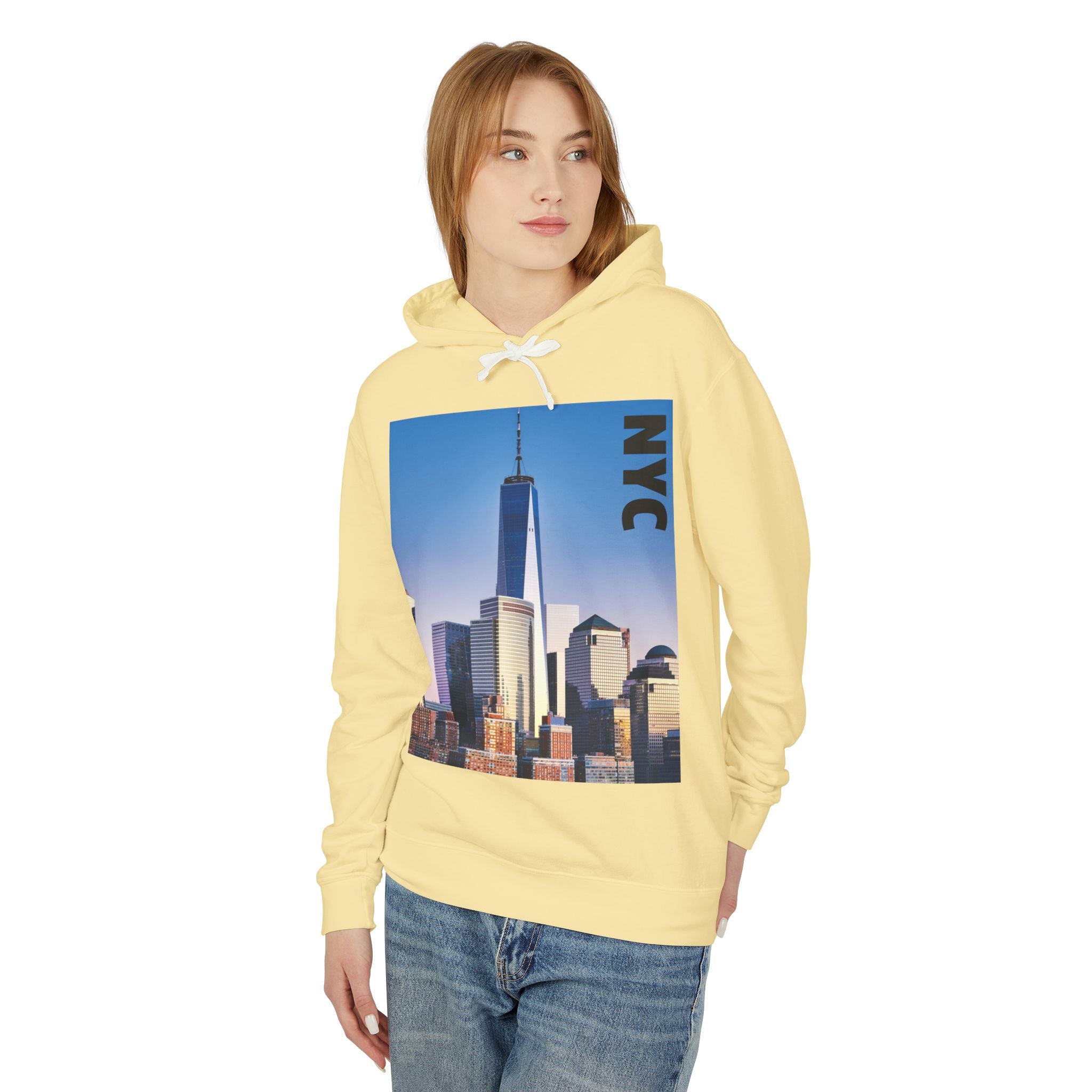 Viringee NYC Skyline Unisex Hooded Sweatshirt