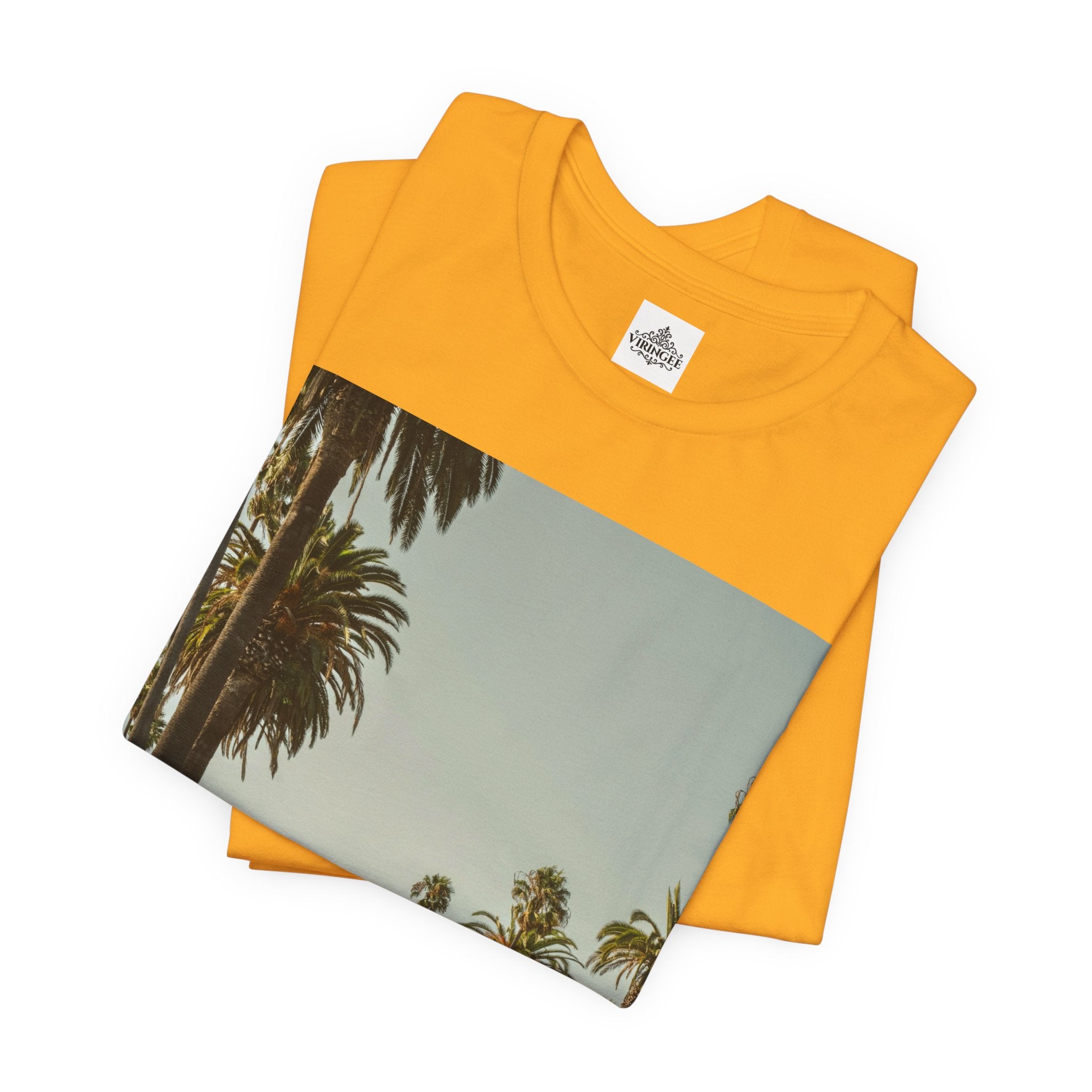 Viringee LA Palm Unisex Trees Graphic T-shirt