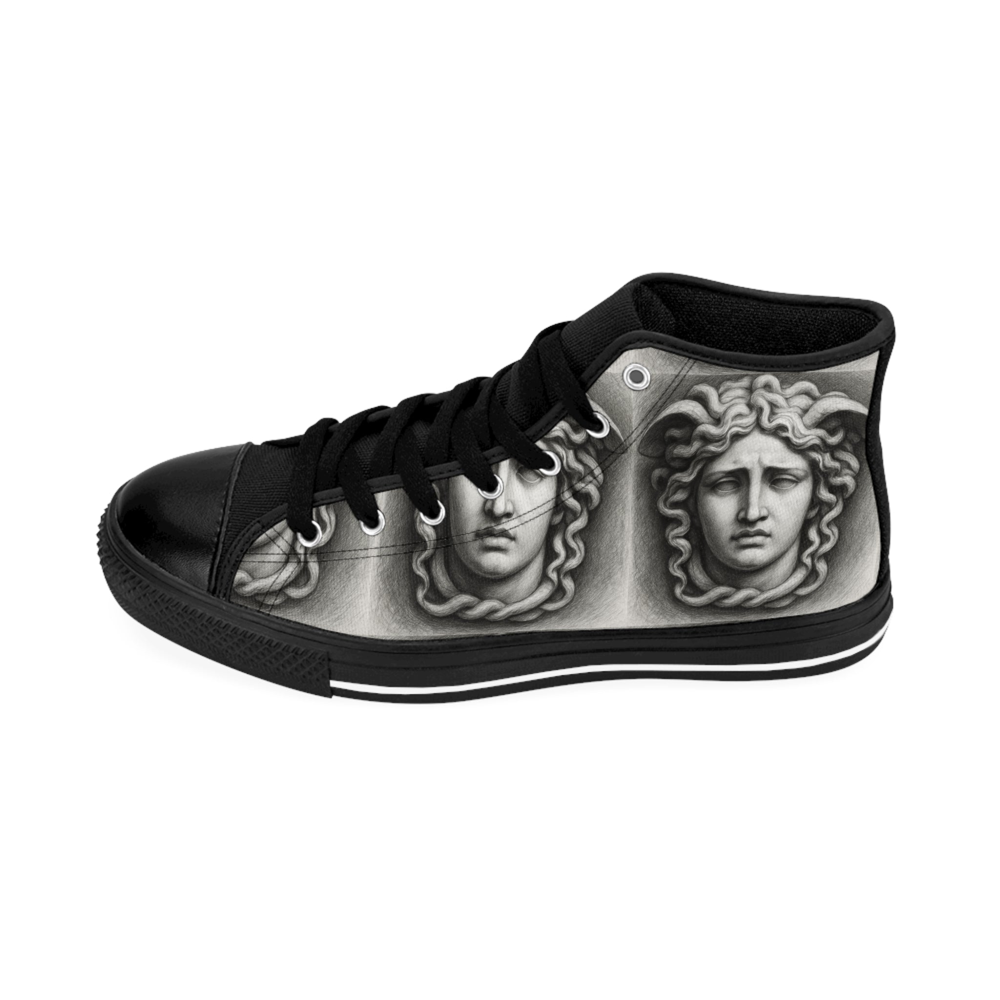 Viringee Medusa High-Top Sneakers for the mysterious woman