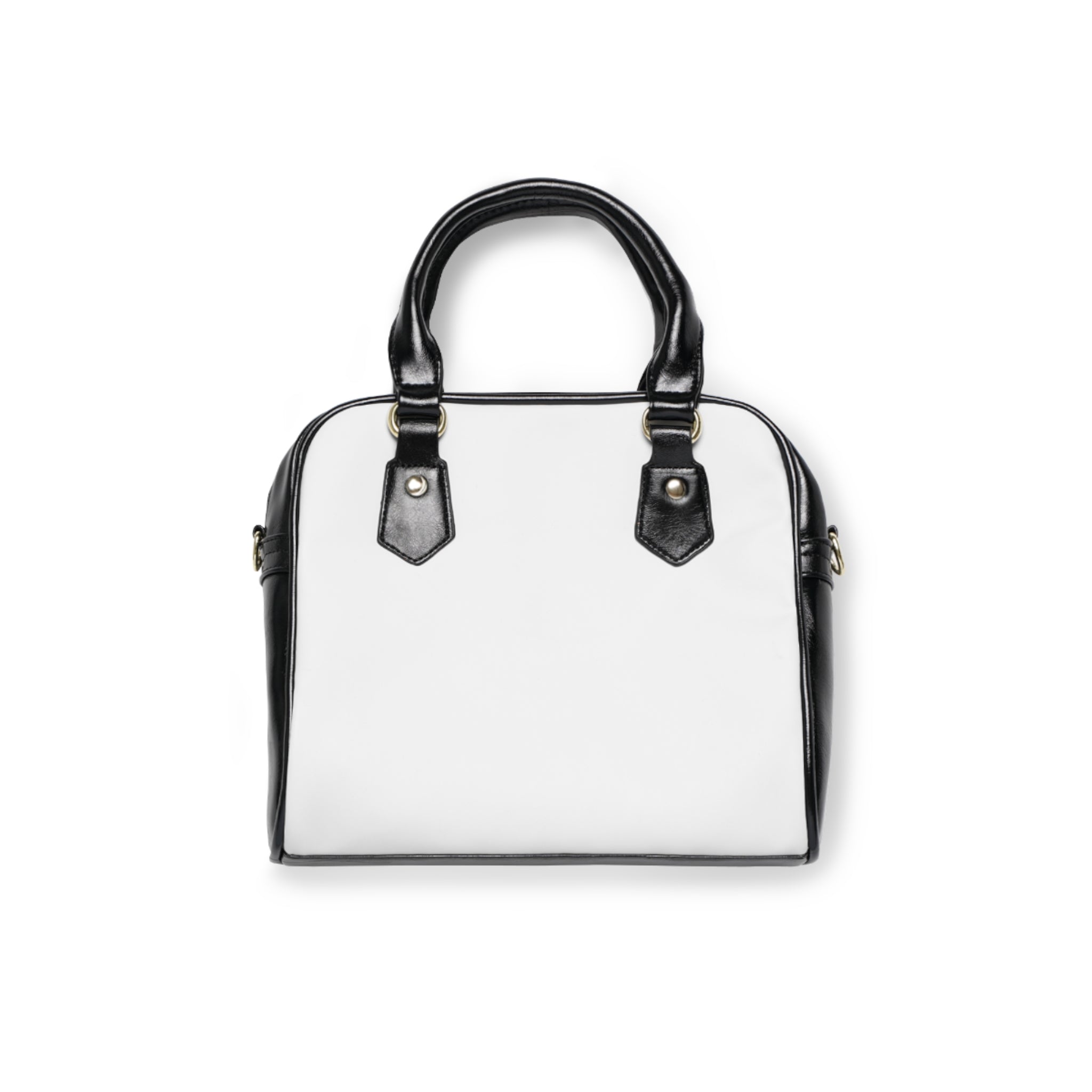 Viringee Elegant Black and White Shoulder Handbag