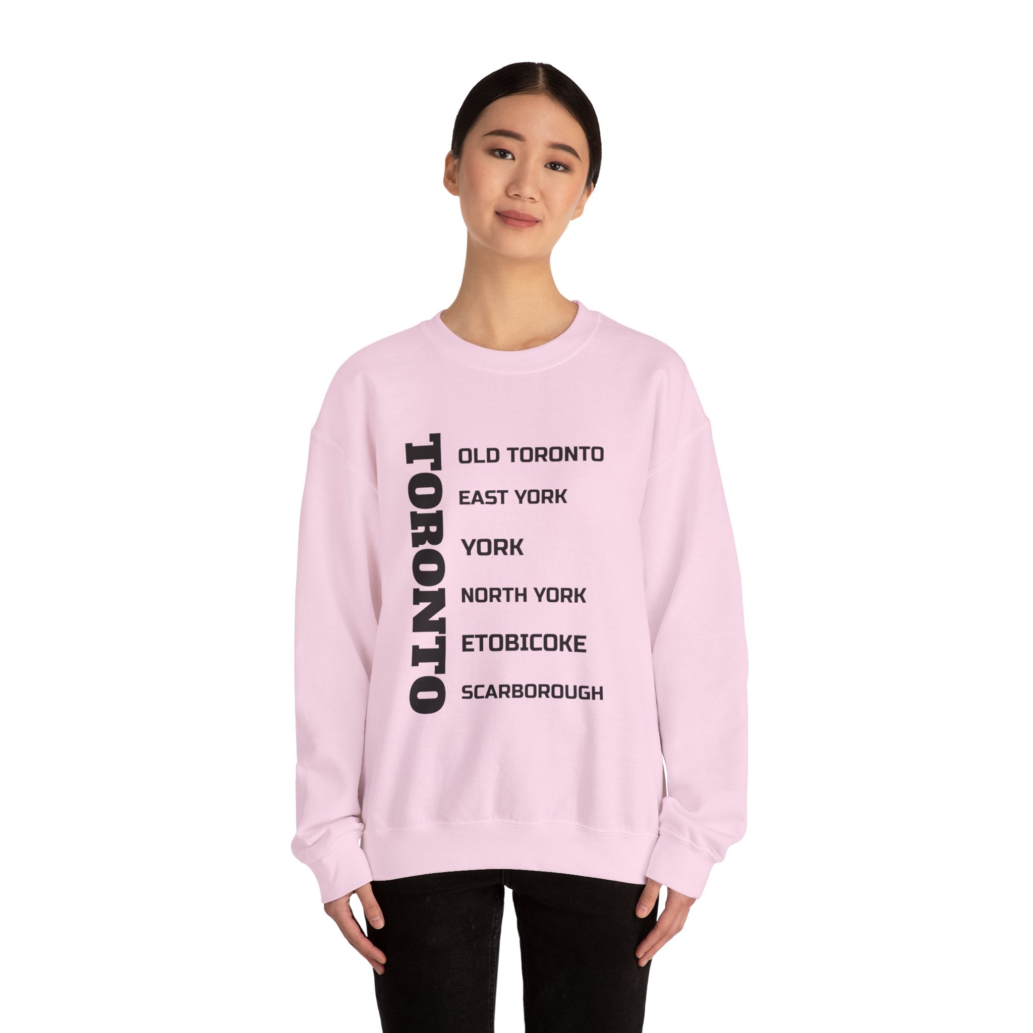 Viringee Toronto Six Boroughs Unisex Crewneck Sweatshirt