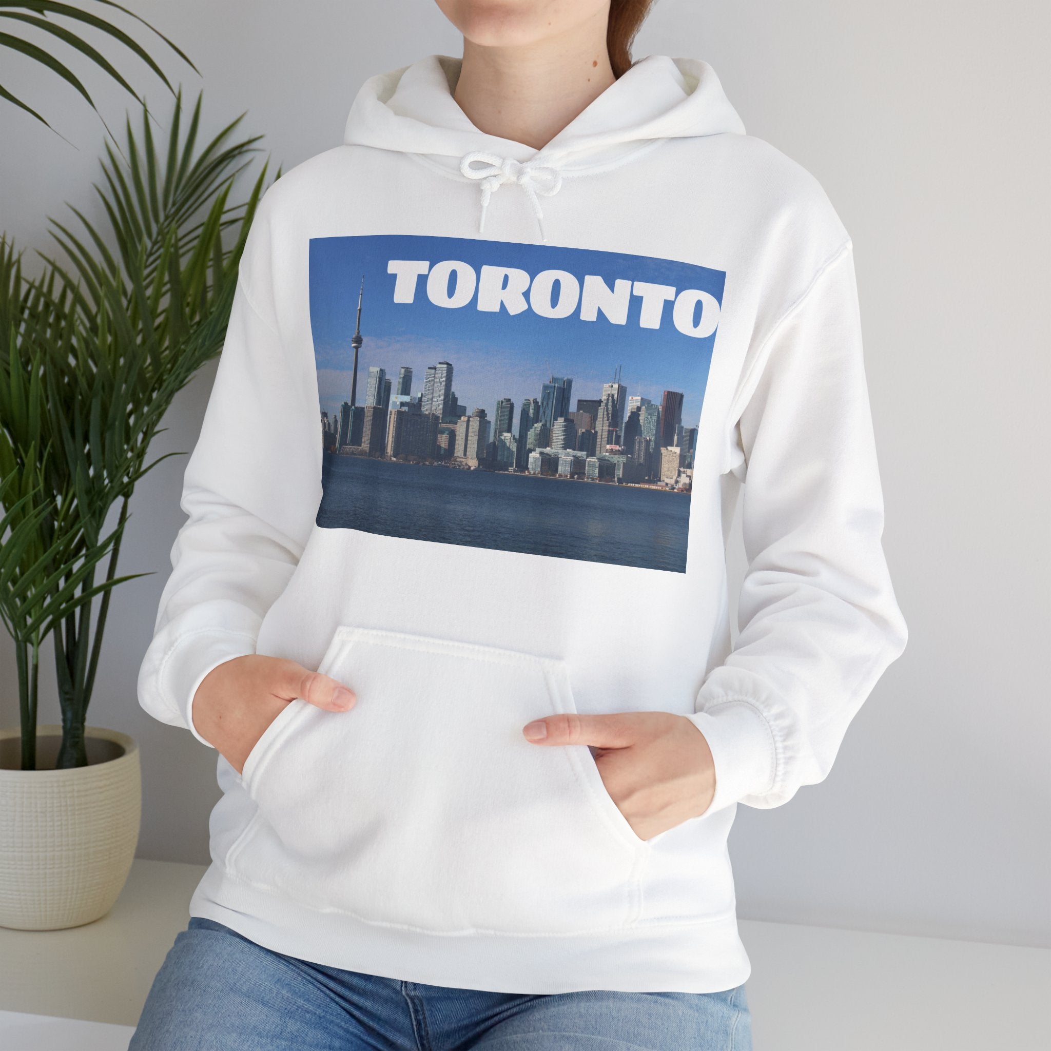 Viringee Toronto Skyline Unisex Hoodie