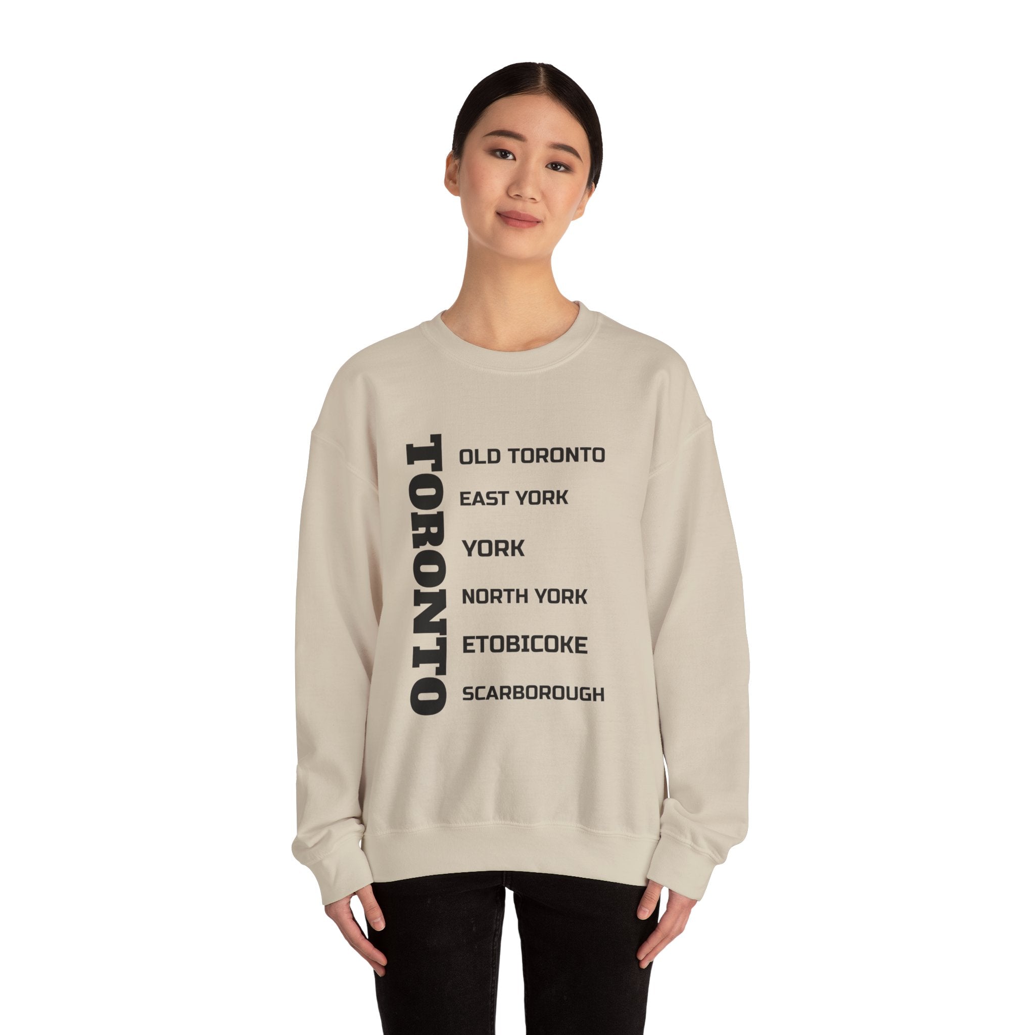 Viringee Toronto Six Boroughs Unisex Crewneck Sweatshirt