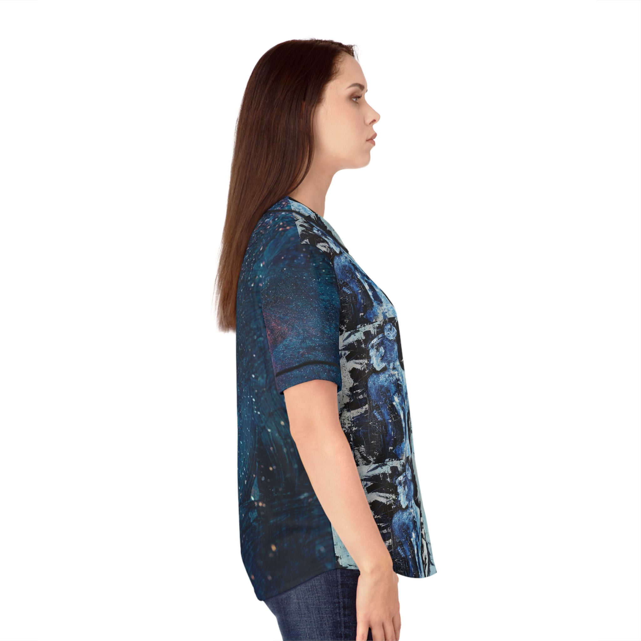 Viringee Blue Decrypto Women's Shirt