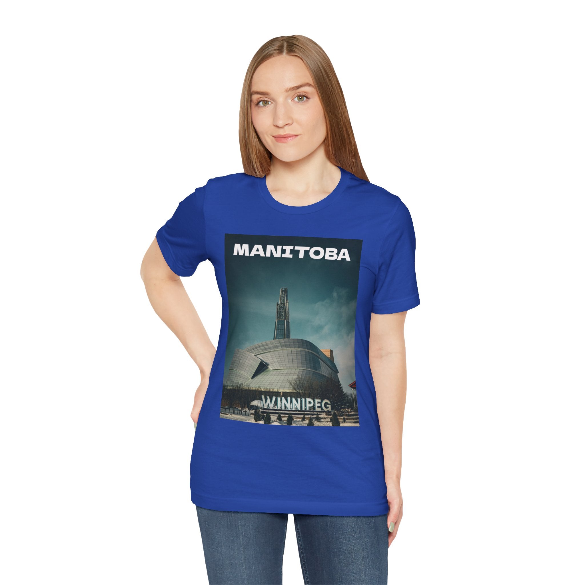 Vintage Manitoba Cityscape Graphic Tee