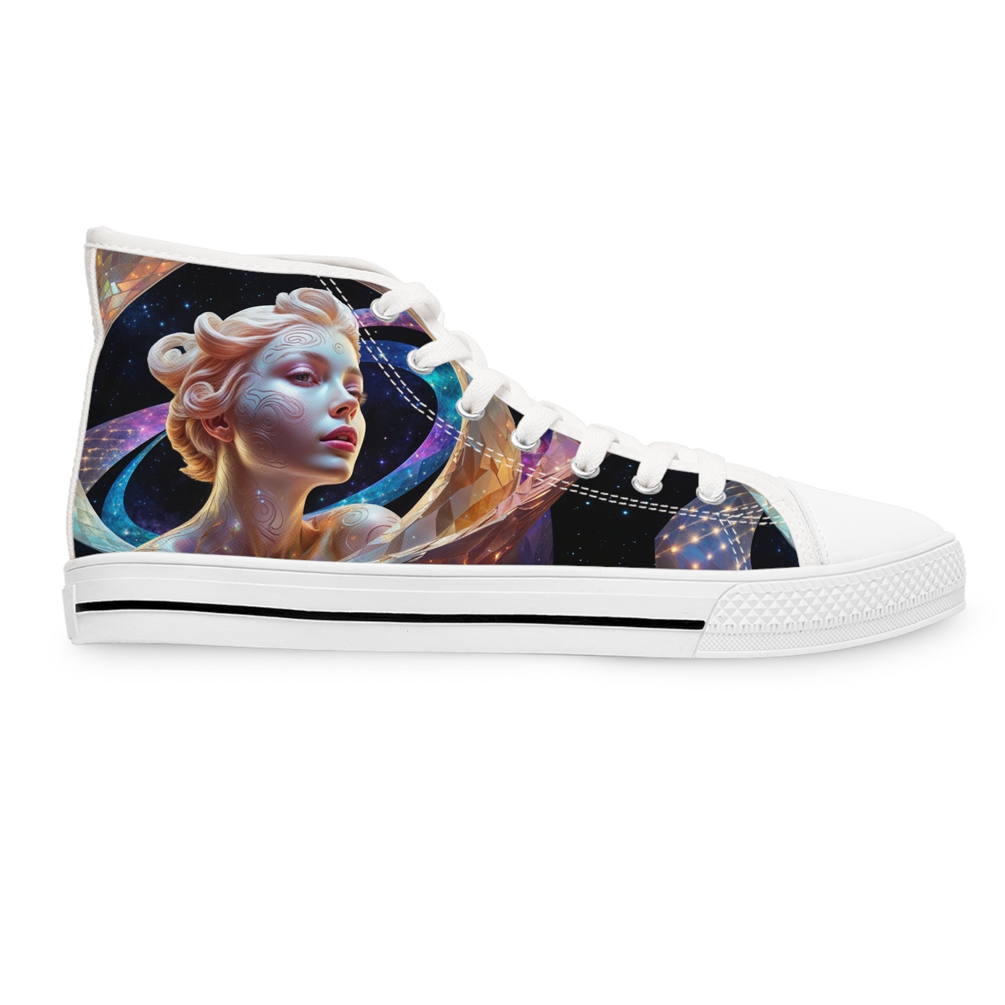 Viringee Galactic Dream Women's High Top Sneakers