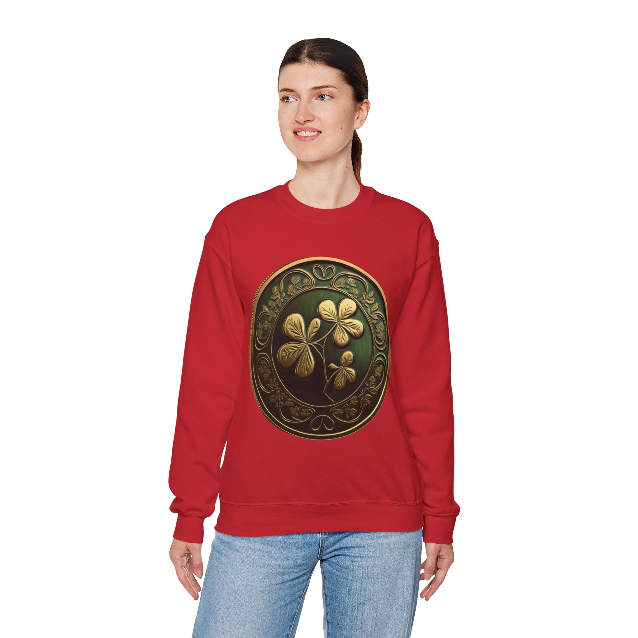 Viringee Seal of leaves Crewneck Sweatshirt