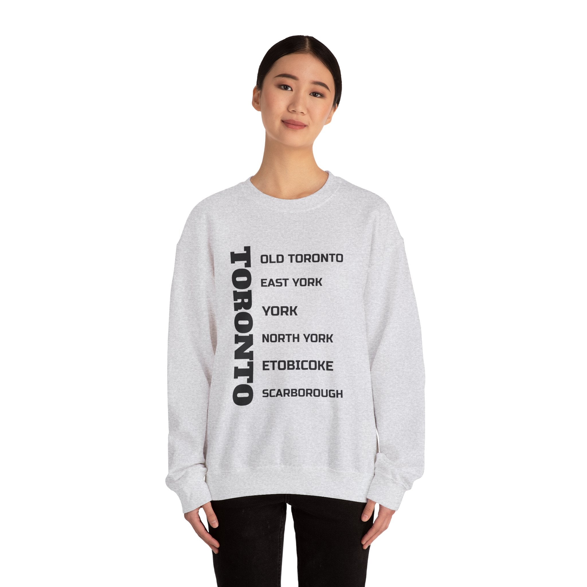 Viringee Toronto Six Boroughs Unisex Crewneck Sweatshirt