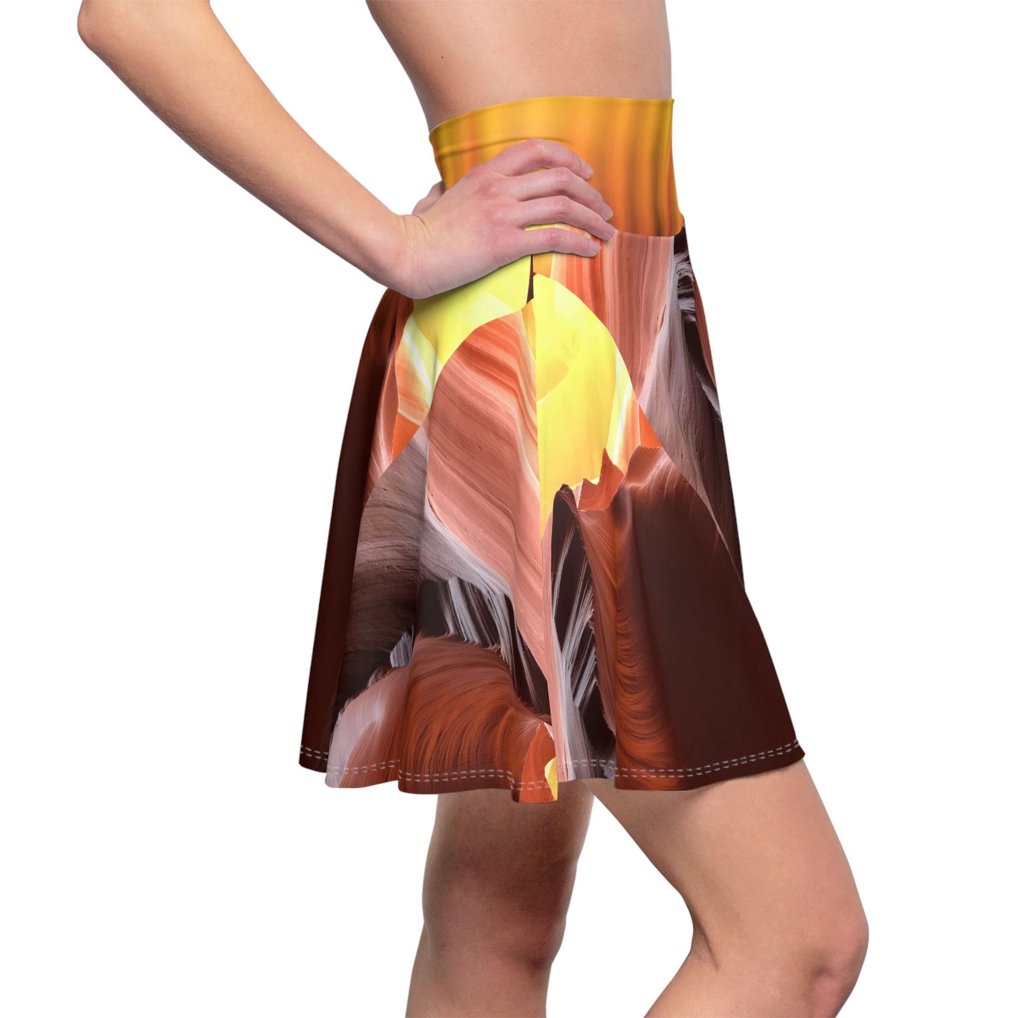 Viringee Rock Canvas Women's Skater Skirt