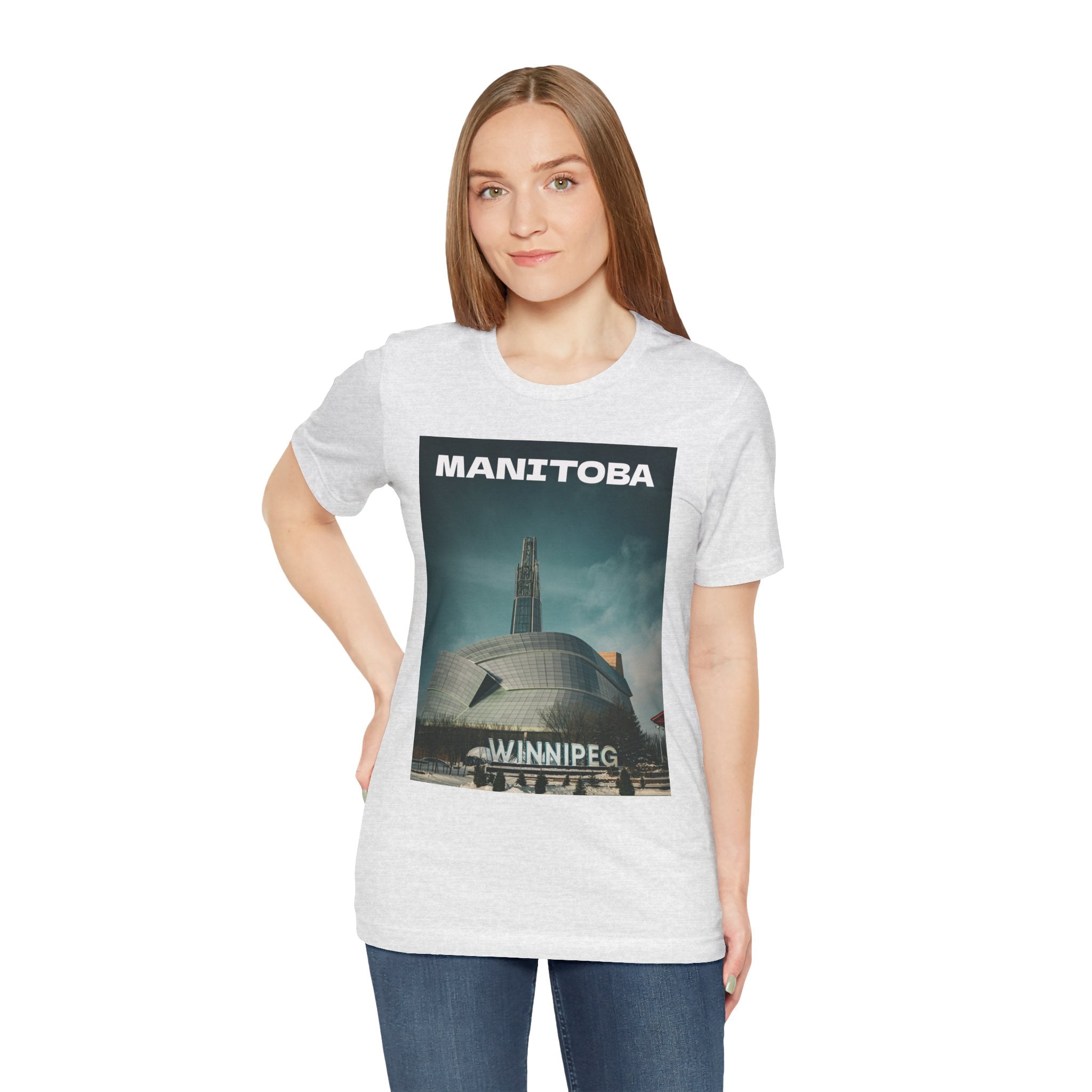 Vintage Manitoba Cityscape Graphic Tee