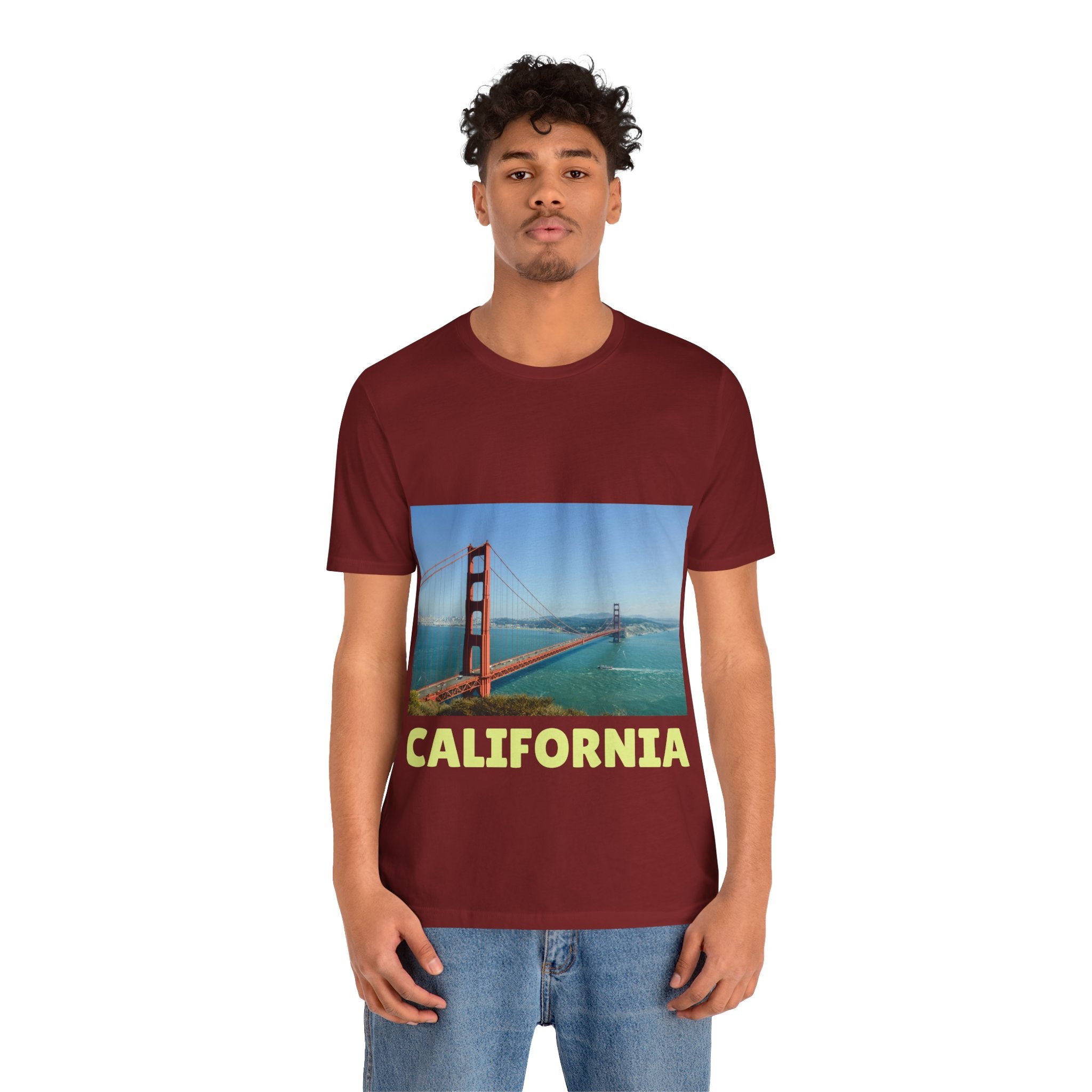 Viringee California Golden Gate Bridge Graphic T-shirt