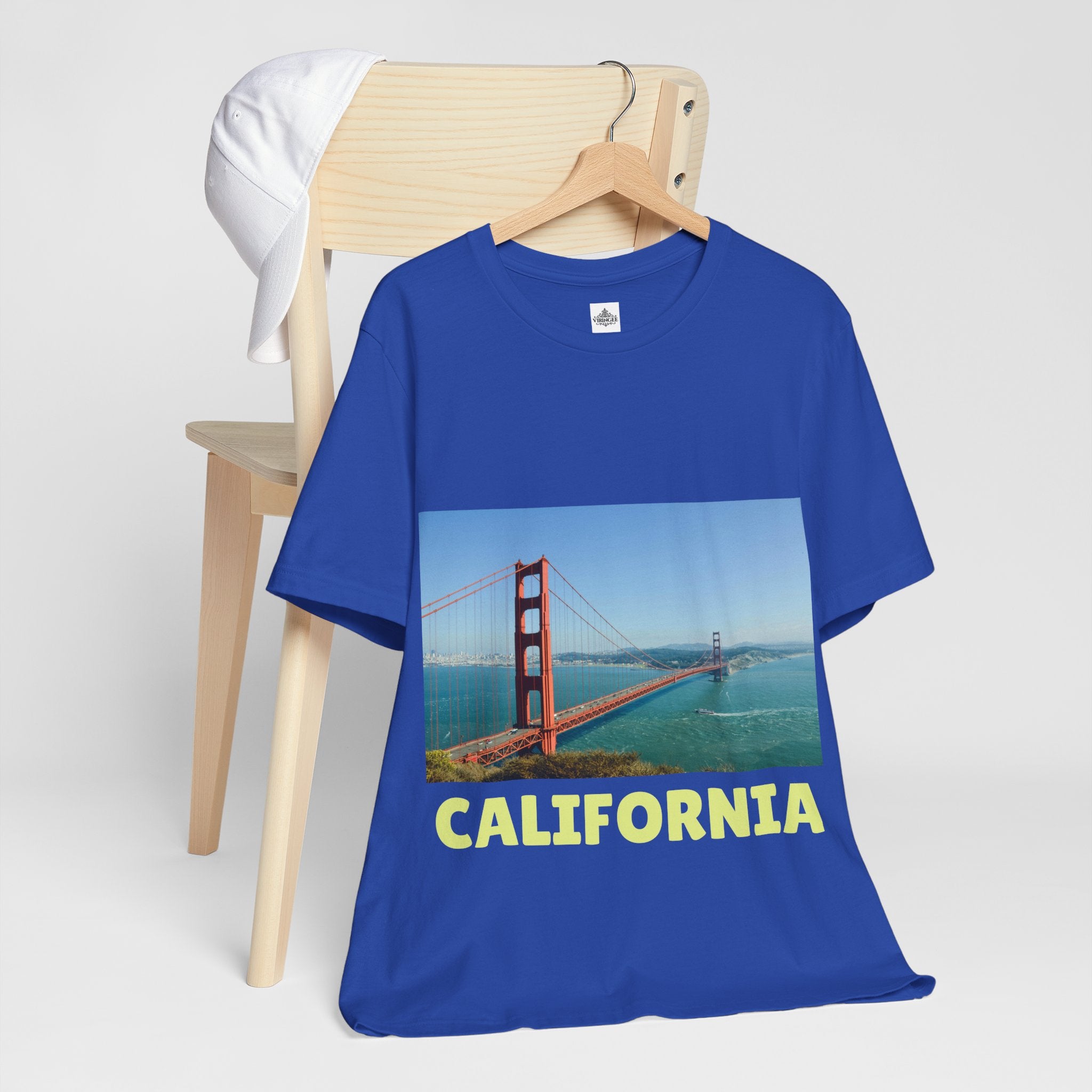 Viringee California Golden Gate Bridge Graphic T-shirt