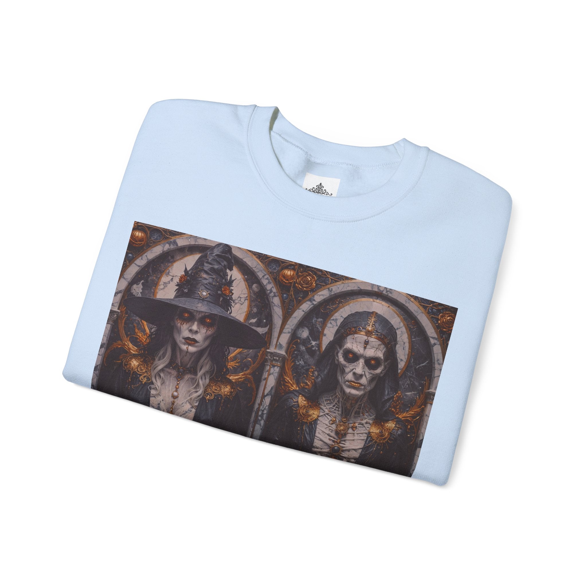Viringee Gothic Art Halloween Crewneck Sweatshirt