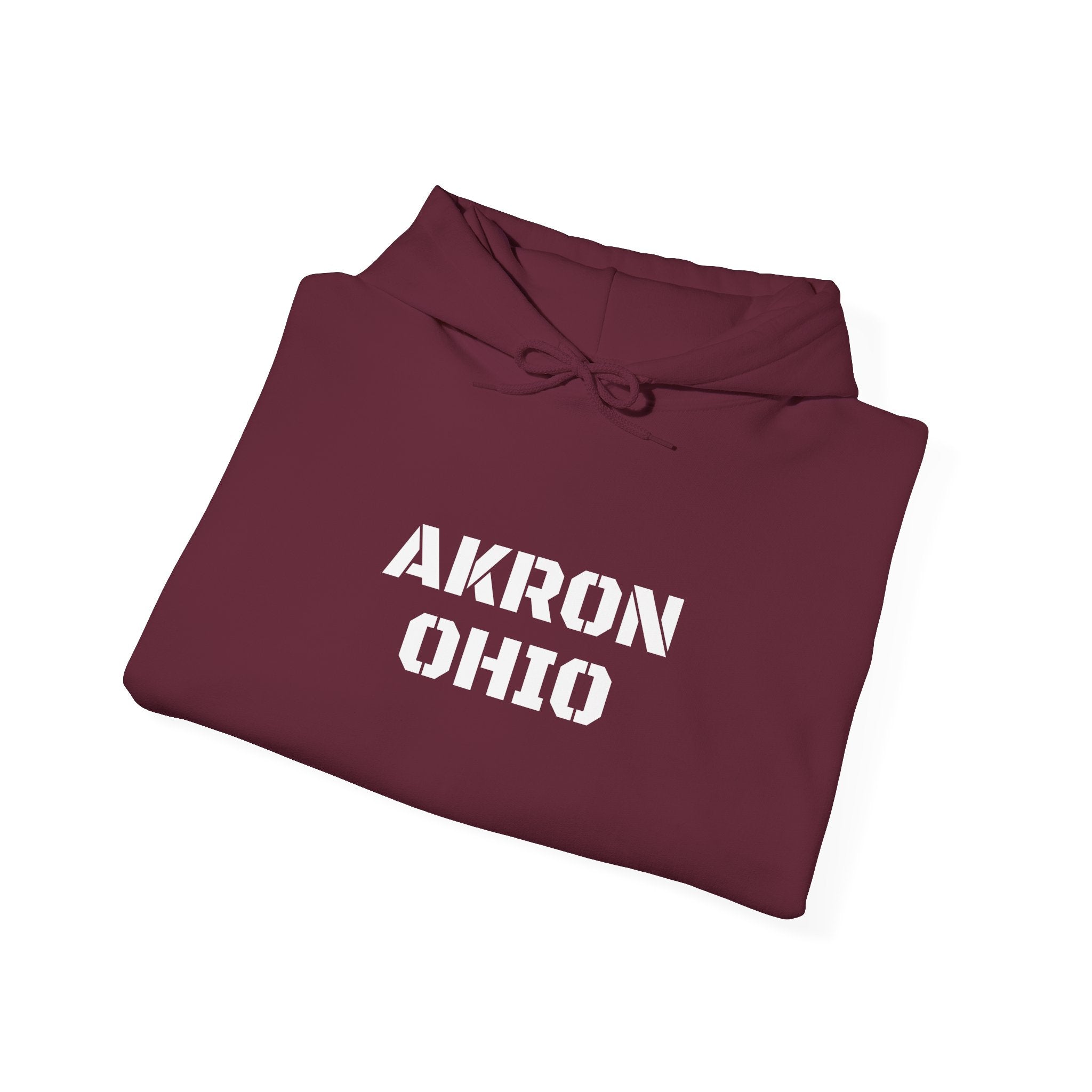 Viringee Akron Ohio Unisex Heavy Blend Hooded Sweatshirt