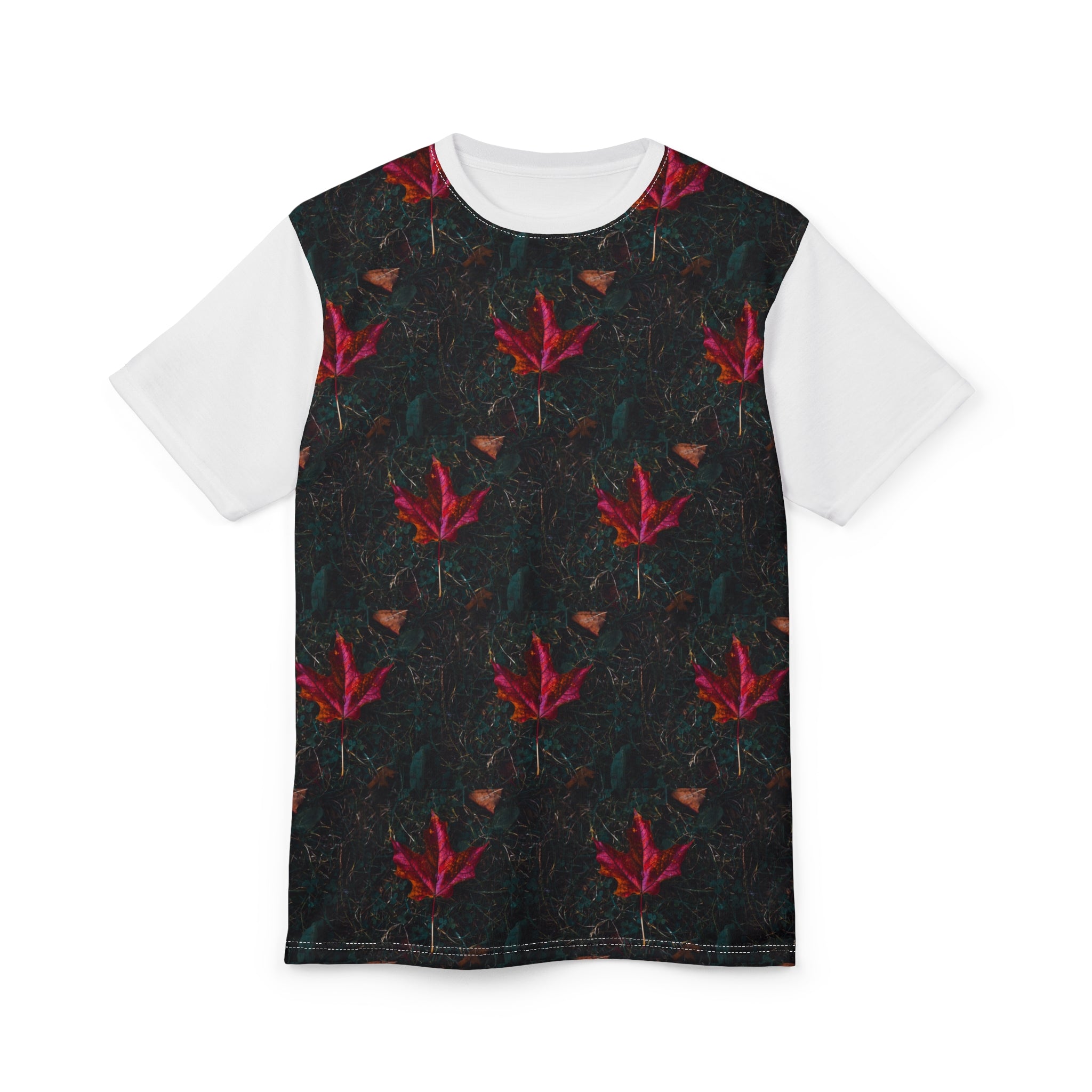 Viringee Colorful Maple Leaf Botanical Unisex T Shirt