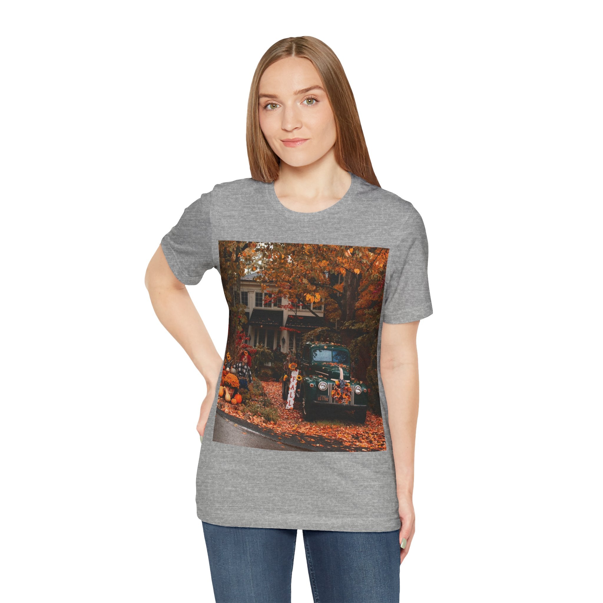 Viringee Autumn Vibes Unisex Jersey T Shirt