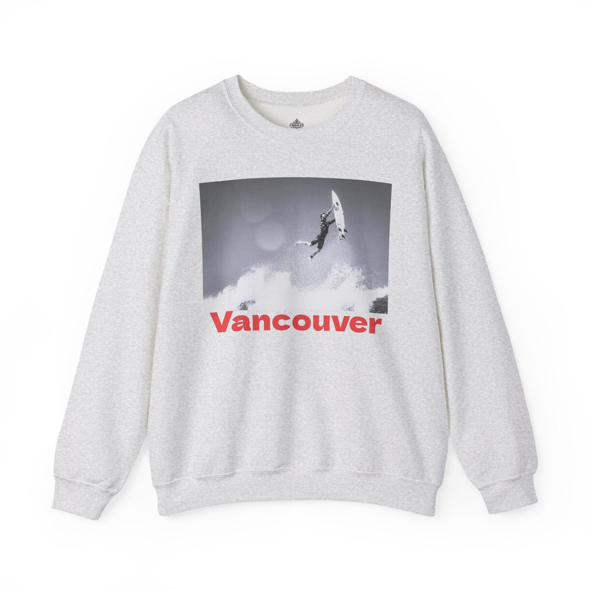 Viringee Vancouver Surf Crewneck Unisex Sweatshirt