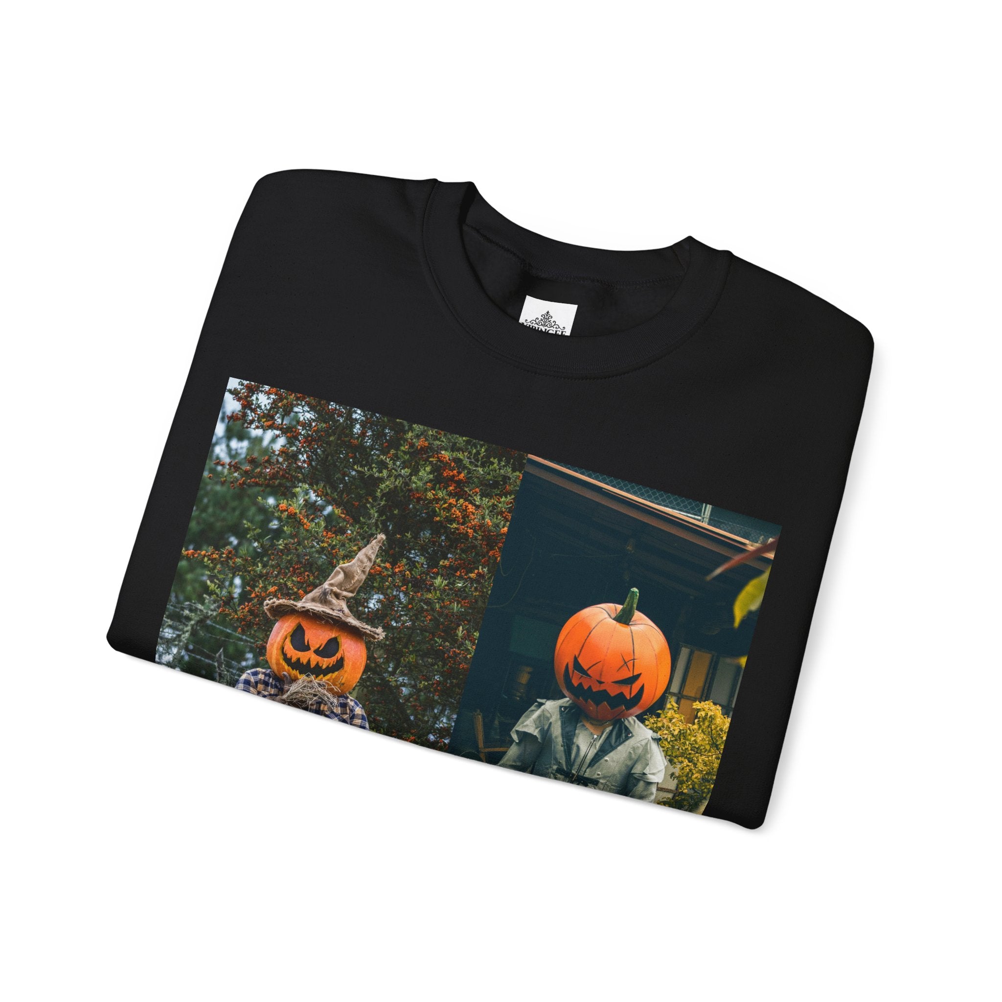 Viringee Pumpkin Duo Crewneck Sweatshirt