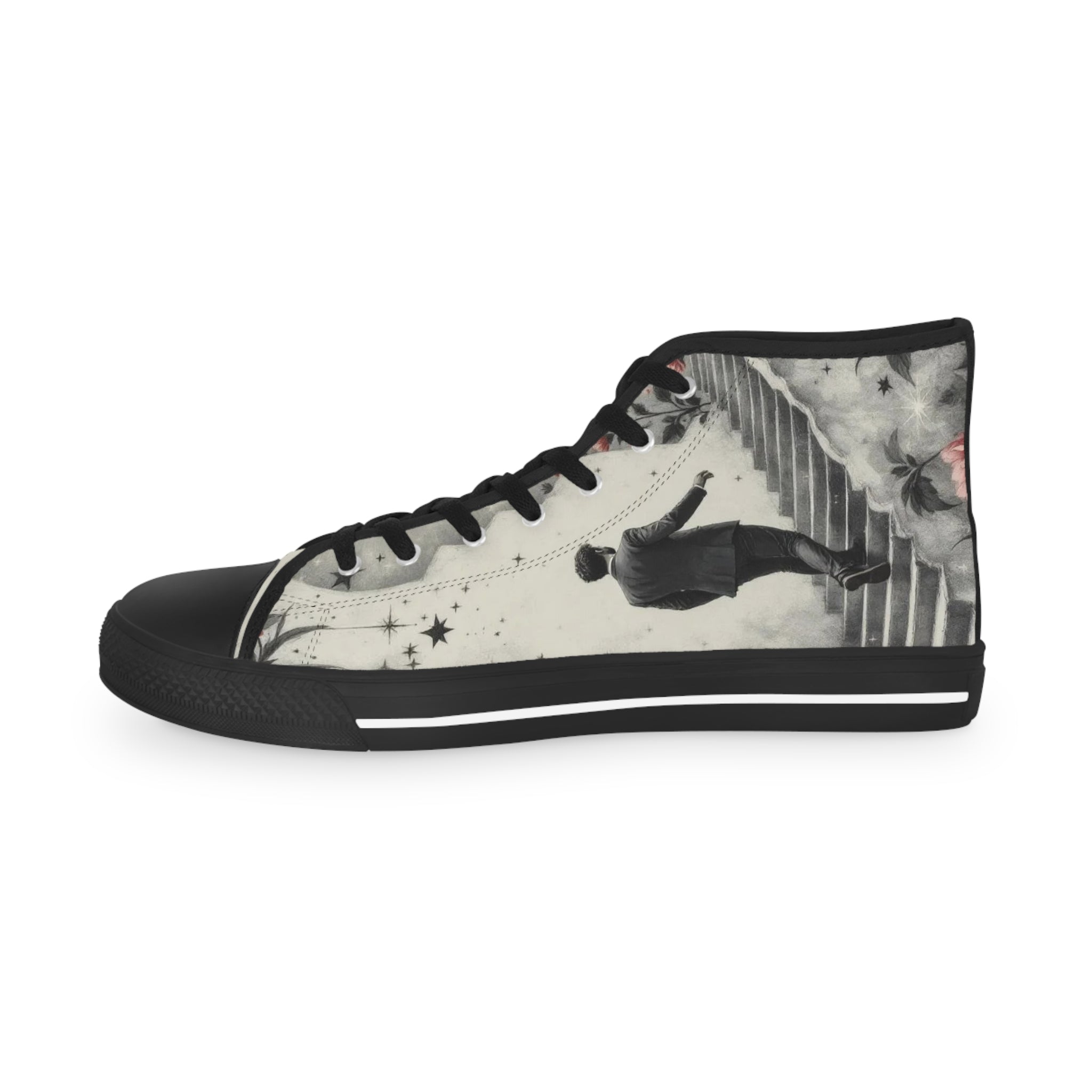 Viringee Mystic Stairways Classic High Top Sneakers for Men