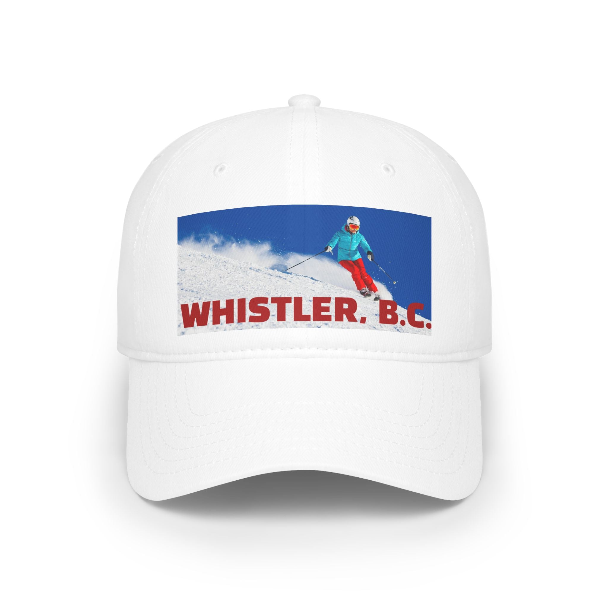 Unisex Whistler ski cap, adjustable baseball style
