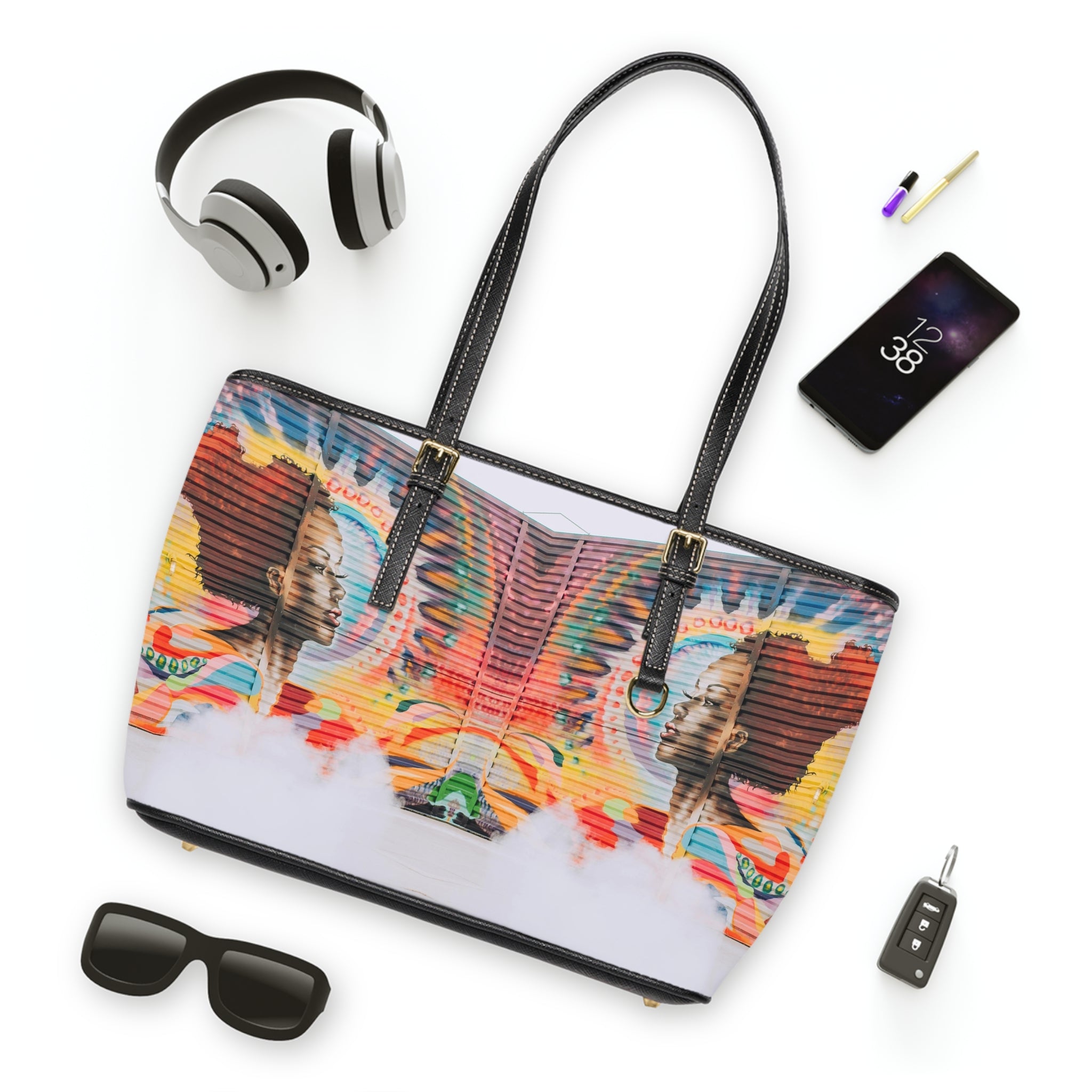 Viringee Bohemian Leather Shoulder Tote Bag