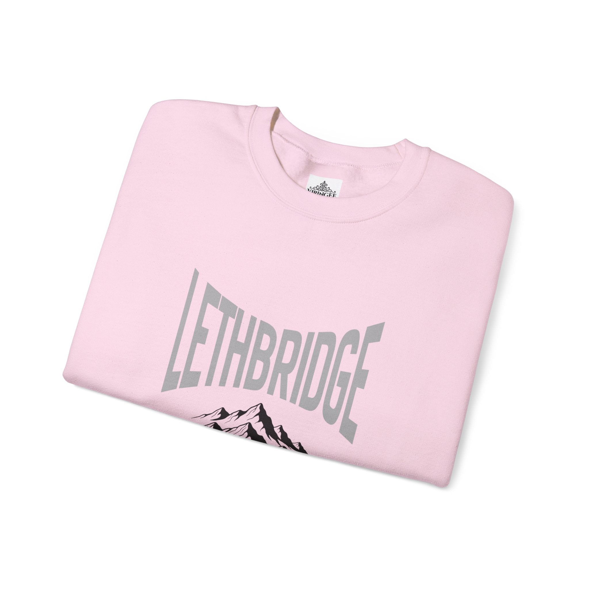 Viringee Lethbridge Alberta Mountain Crewneck Sweatshirt