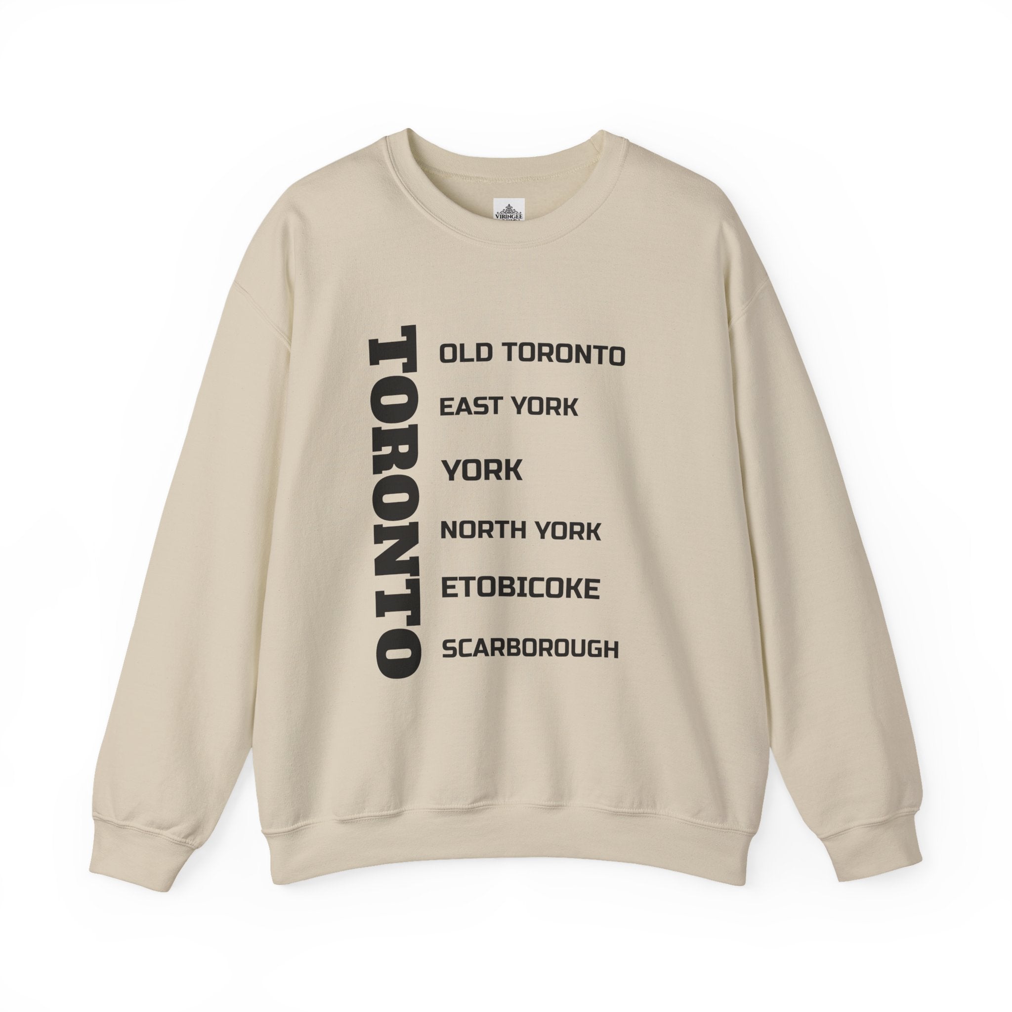 Viringee Toronto Six Boroughs Unisex Crewneck Sweatshirt
