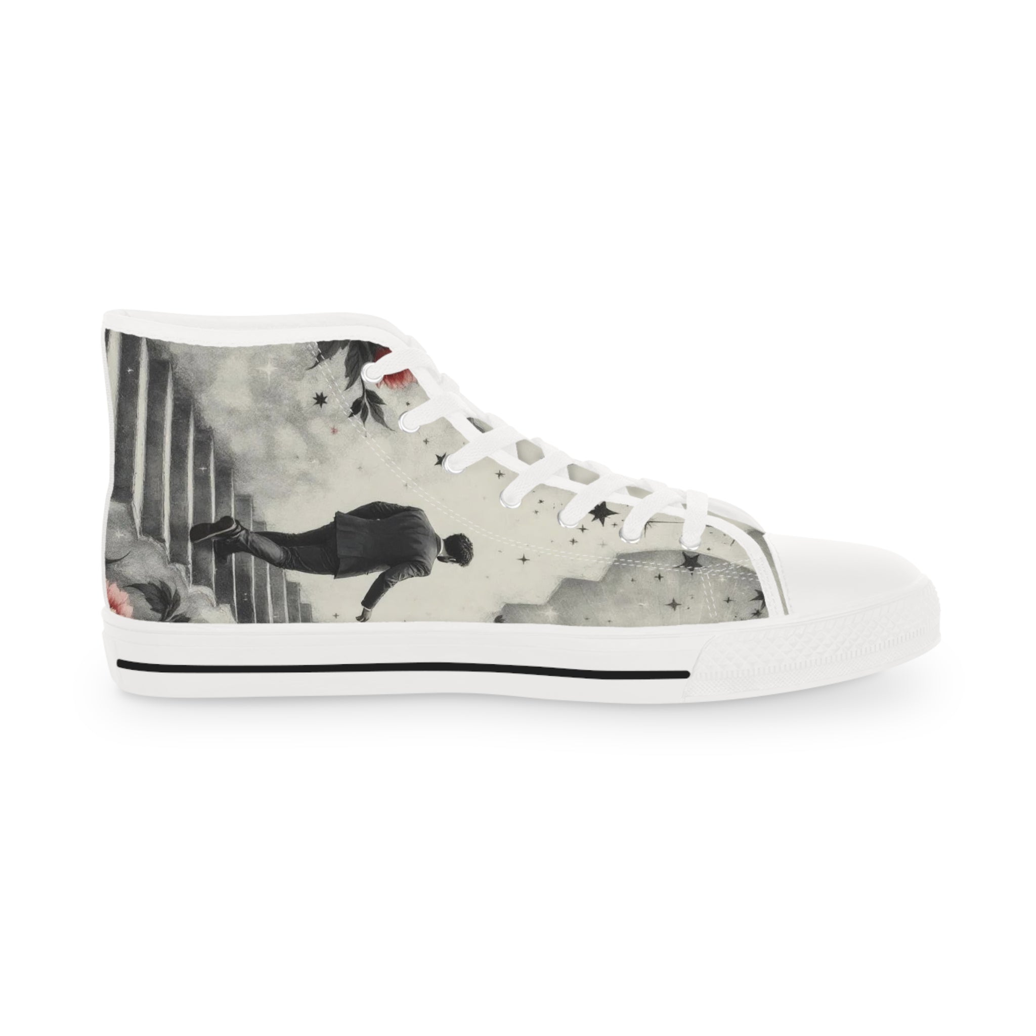 Viringee Mystic Stairways Classic High Top Sneakers for Men