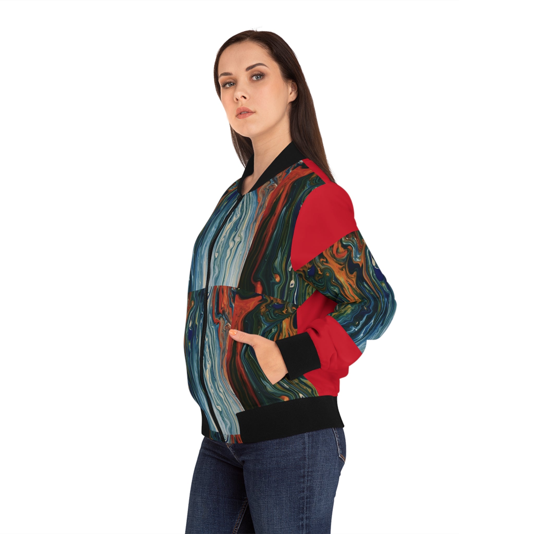 Viringee Universal Colors Women's Bomber Jacket