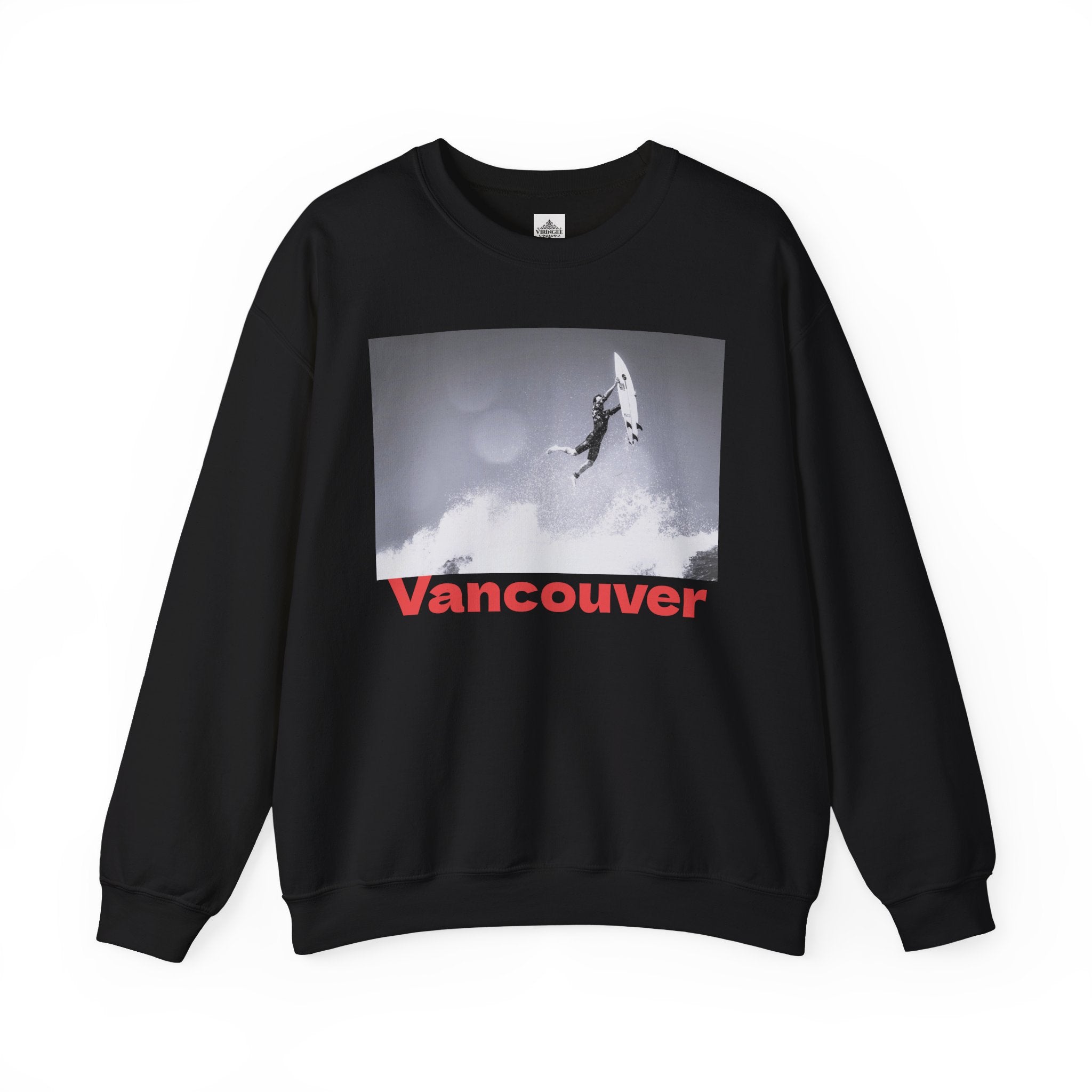 Viringee Vancouver Surf Crewneck Unisex Sweatshirt