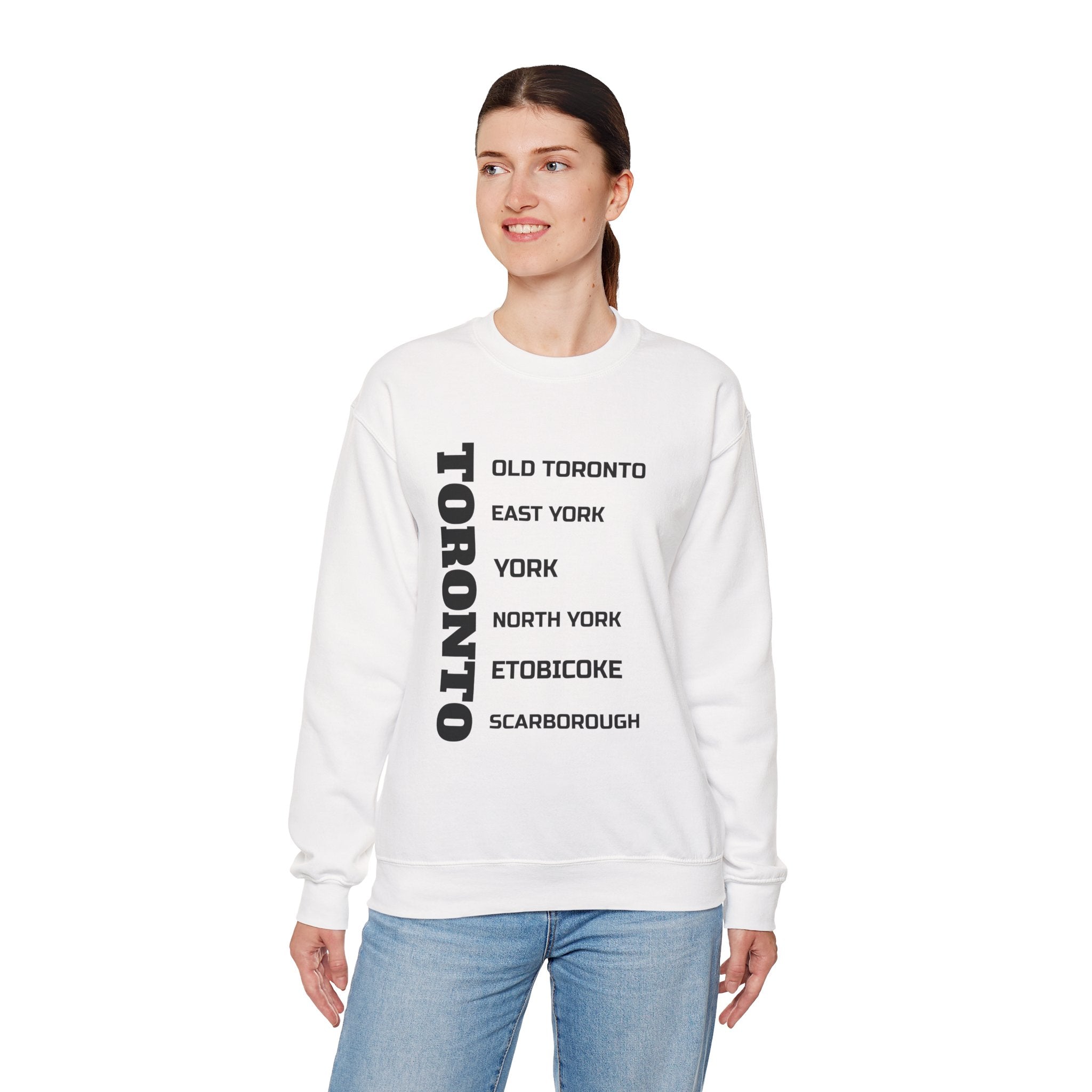 Viringee Toronto Six Boroughs Unisex Crewneck Sweatshirt