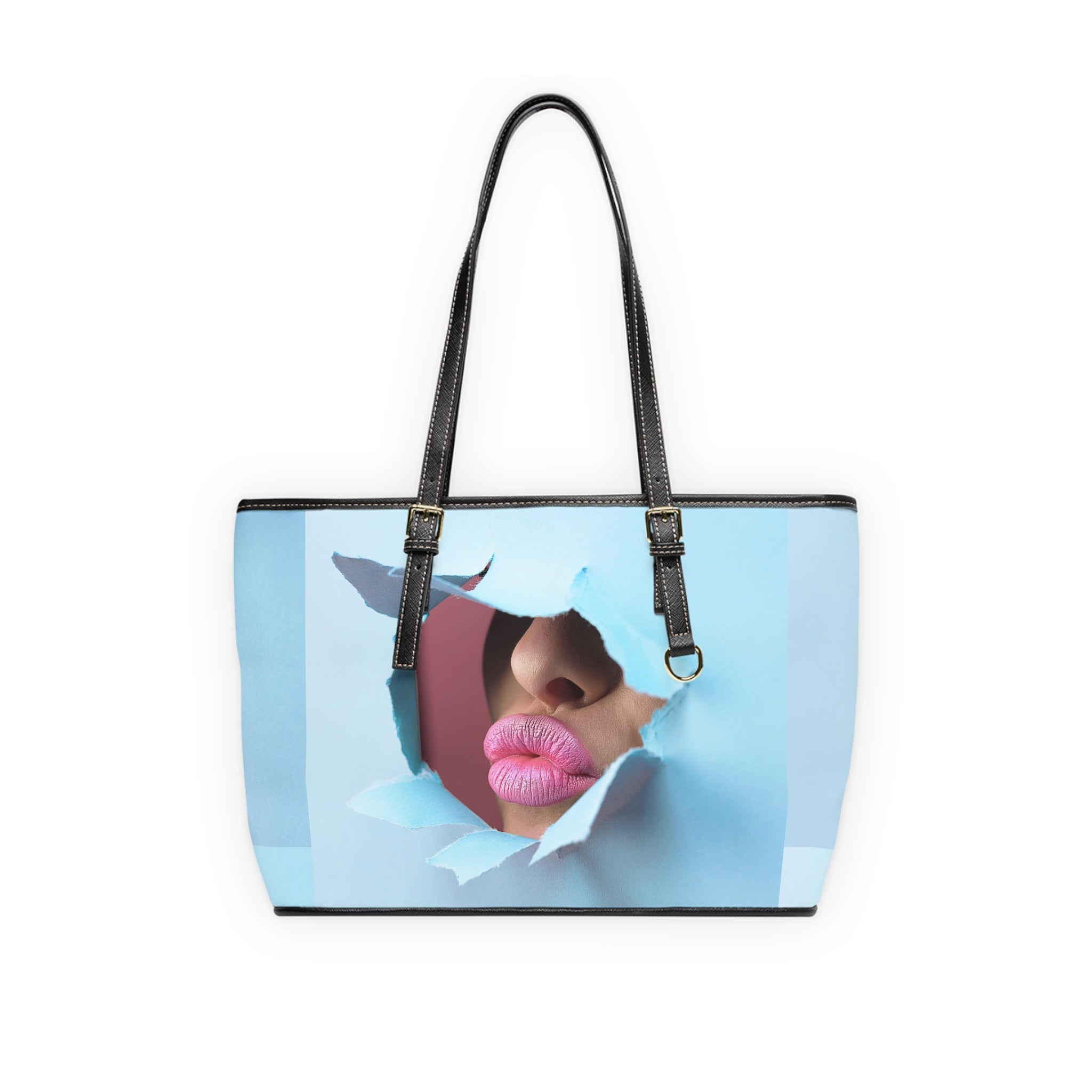 Viringee Lipstick Shoulder Tote Bag