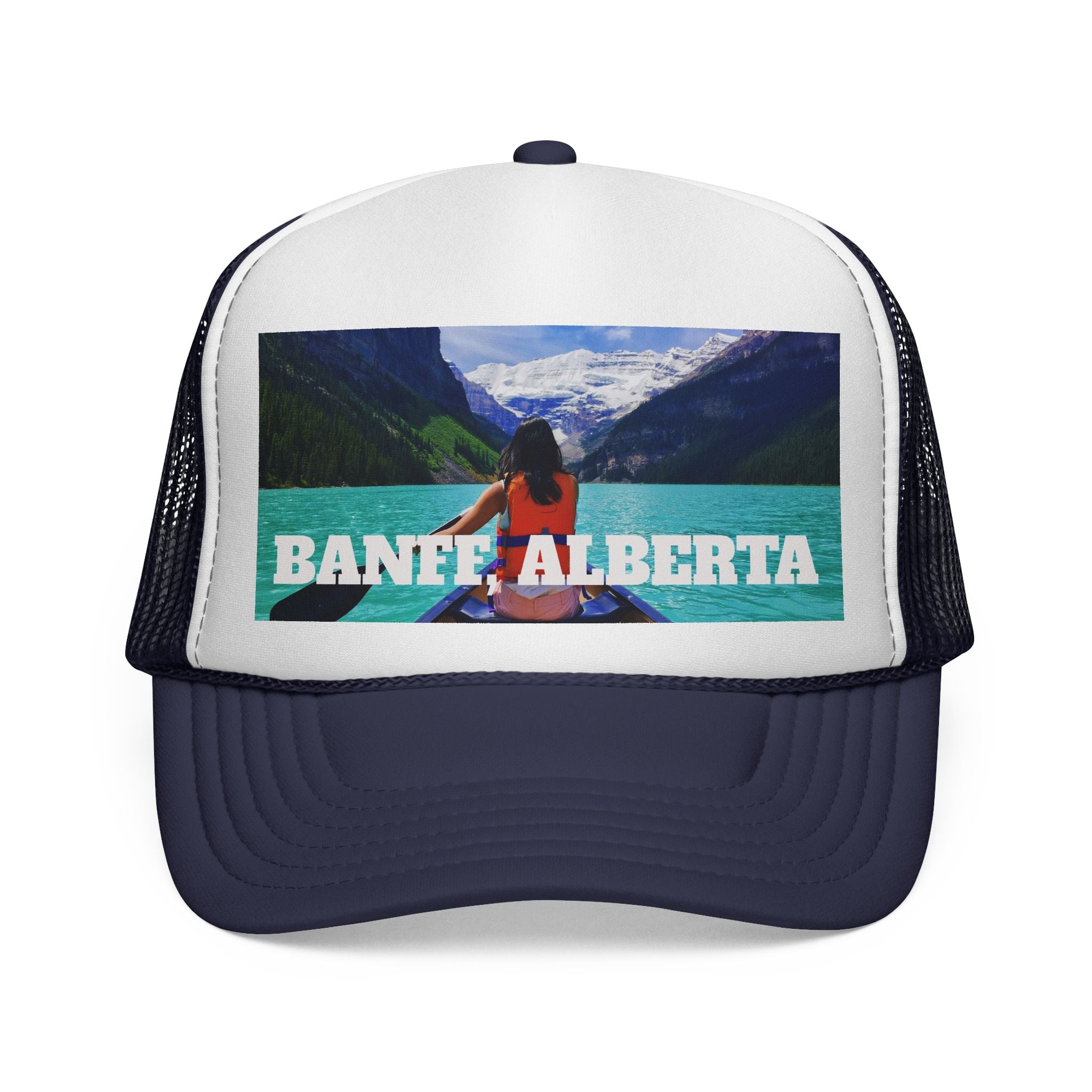 Unisex Banff trucker cap, breathable mesh back