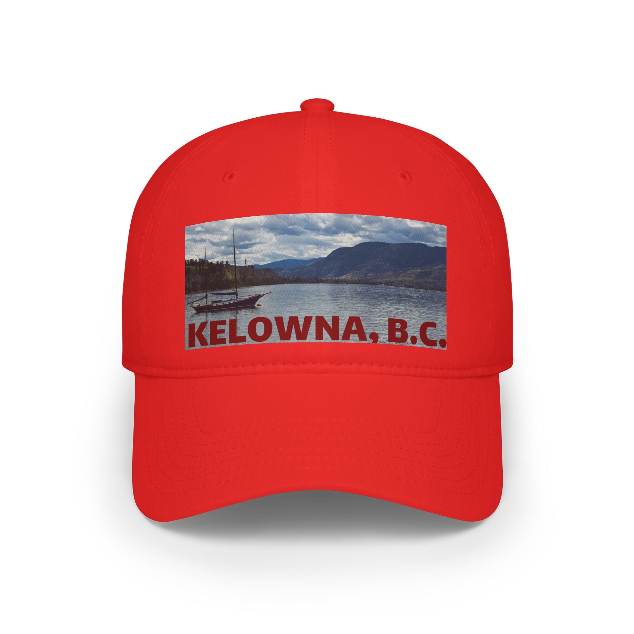 Adjustable Kelowna low profile cap with printed graphic
