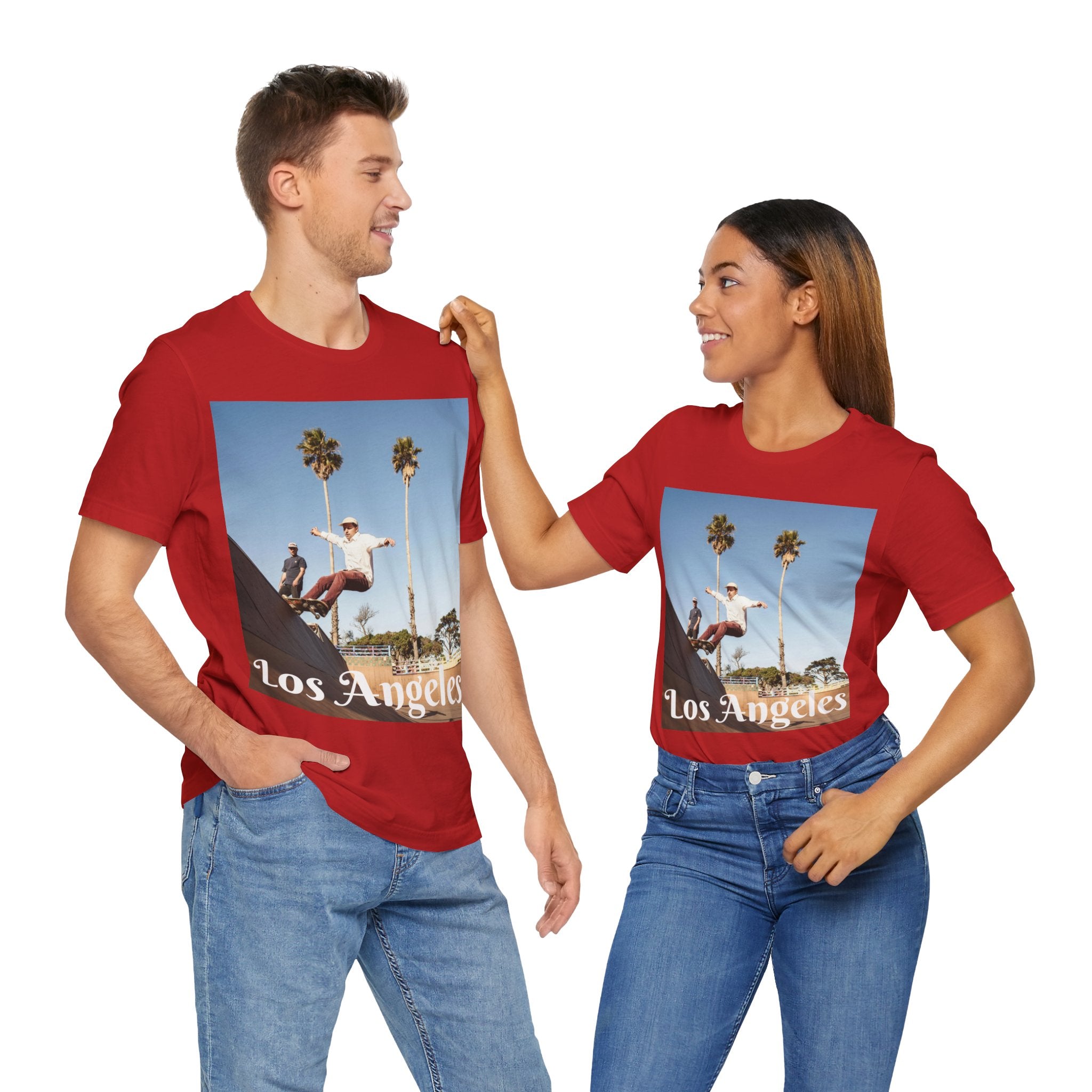 Viringee Los Angeles Skate Vibe Unisex Premium T-Shirt