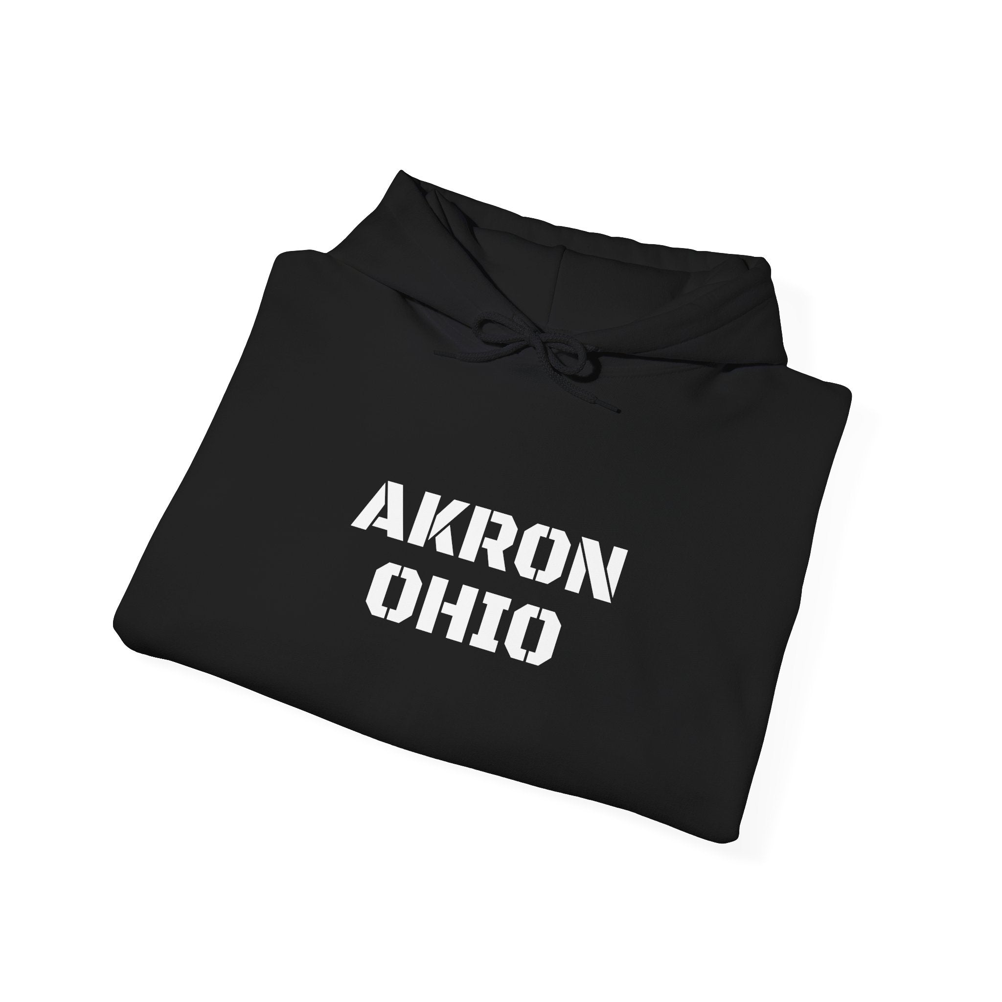 Viringee Akron Ohio Unisex Heavy Blend Hooded Sweatshirt
